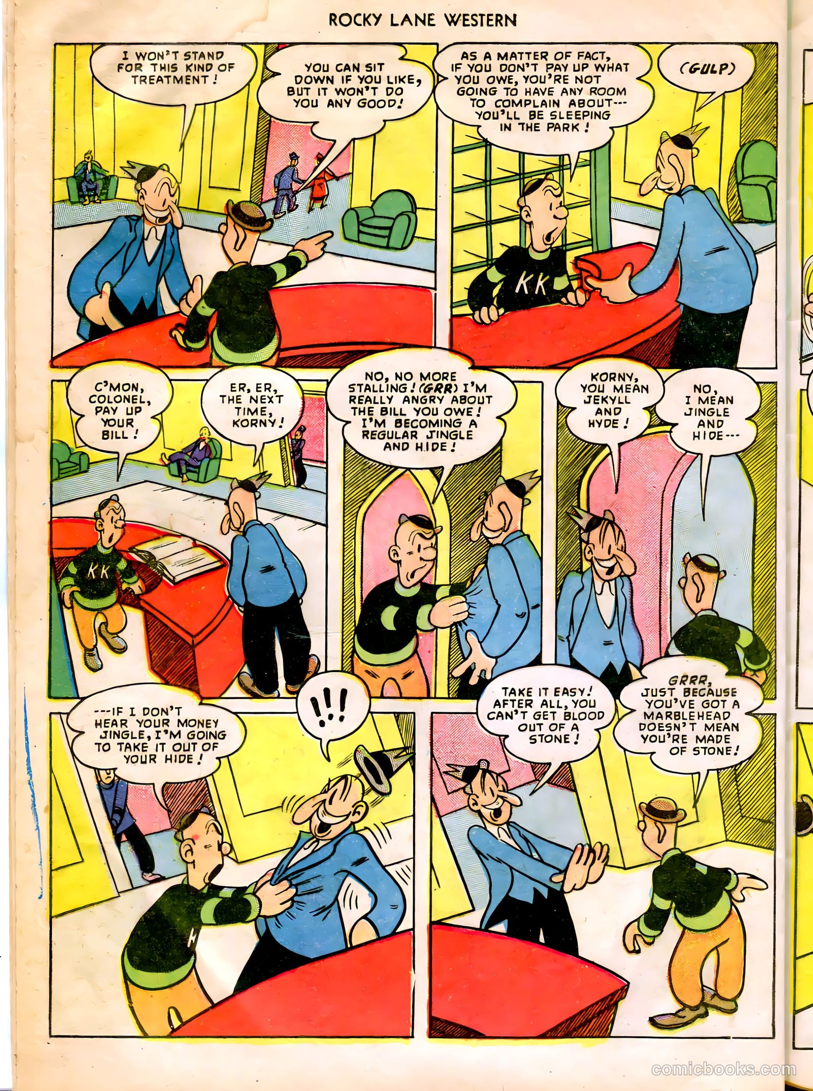 Rocky Lane Western #12 (1950) — page 40 of 52