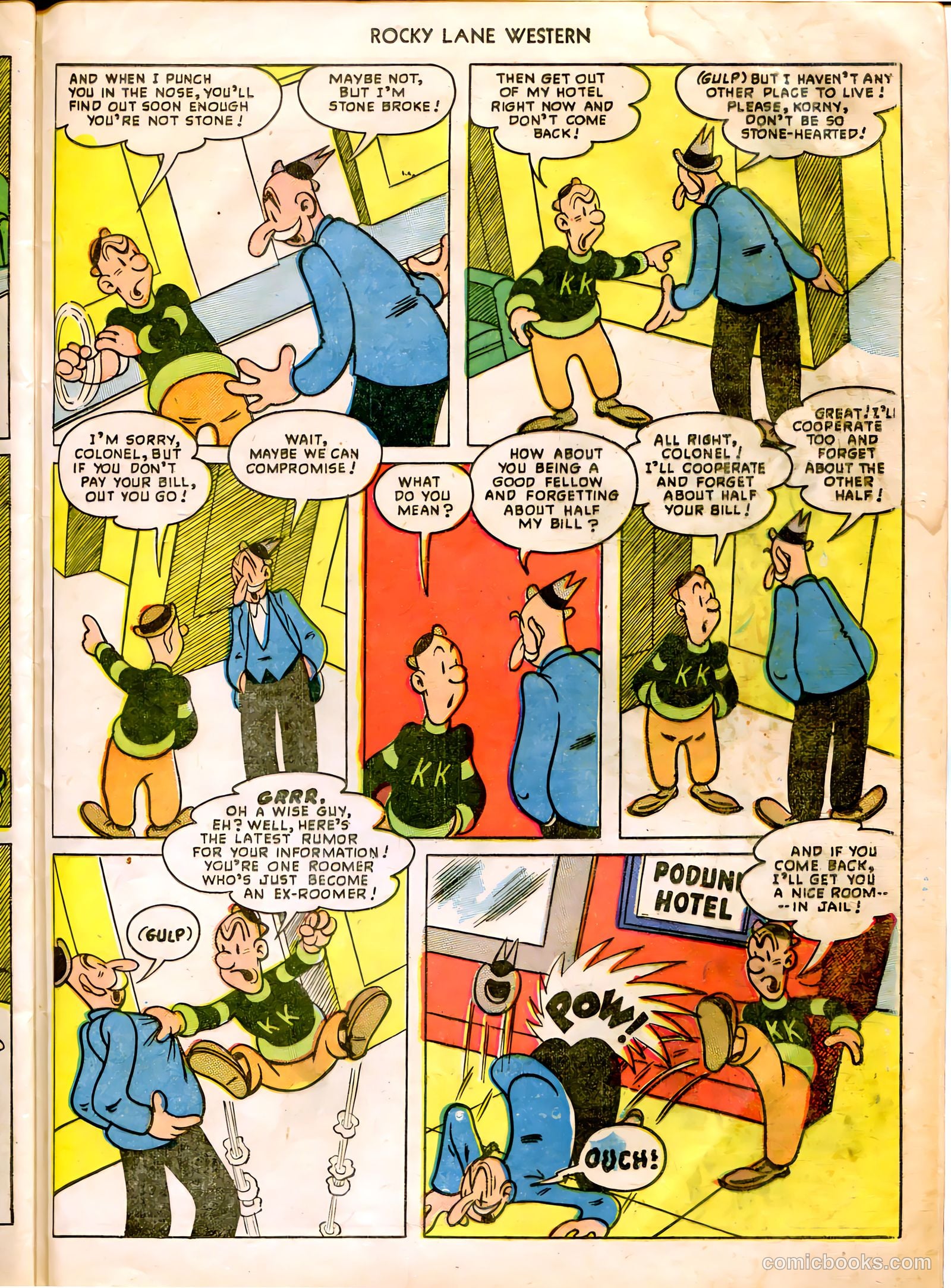 Rocky Lane Western #12 (1950) — page 41 of 52