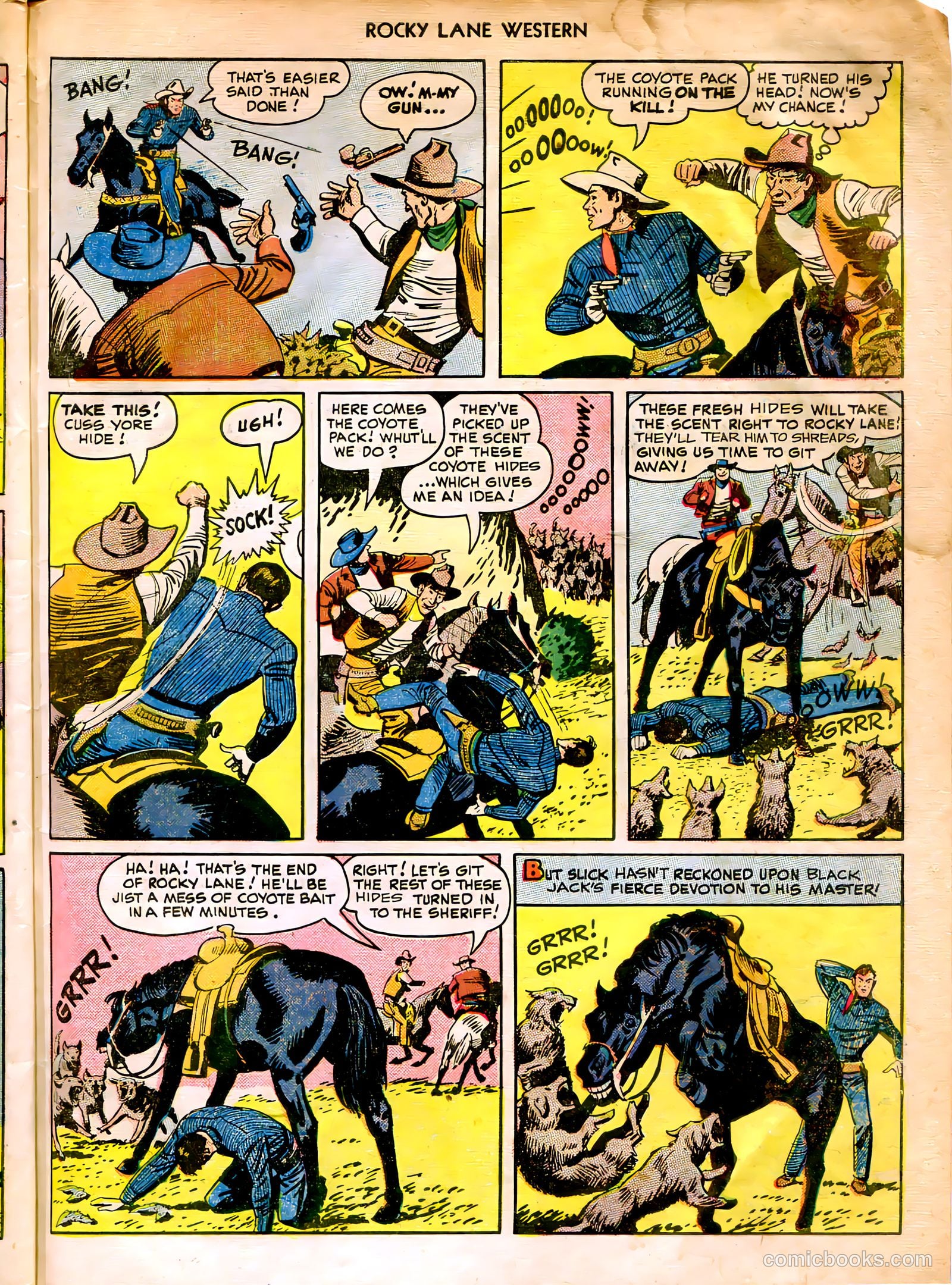Rocky Lane Western #12 (1950) — page 47 of 52