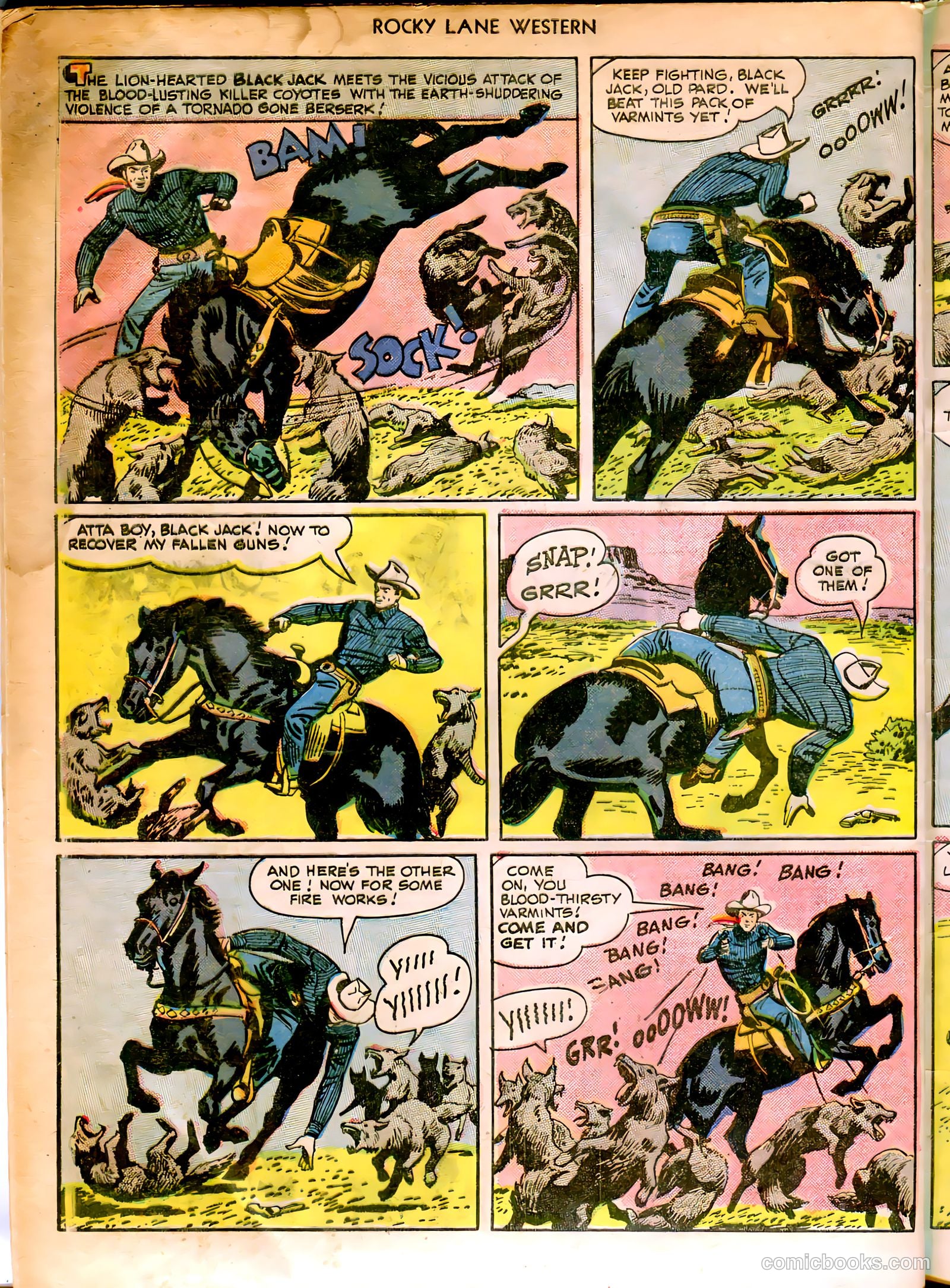 Rocky Lane Western #12 (1950) — page 48 of 52