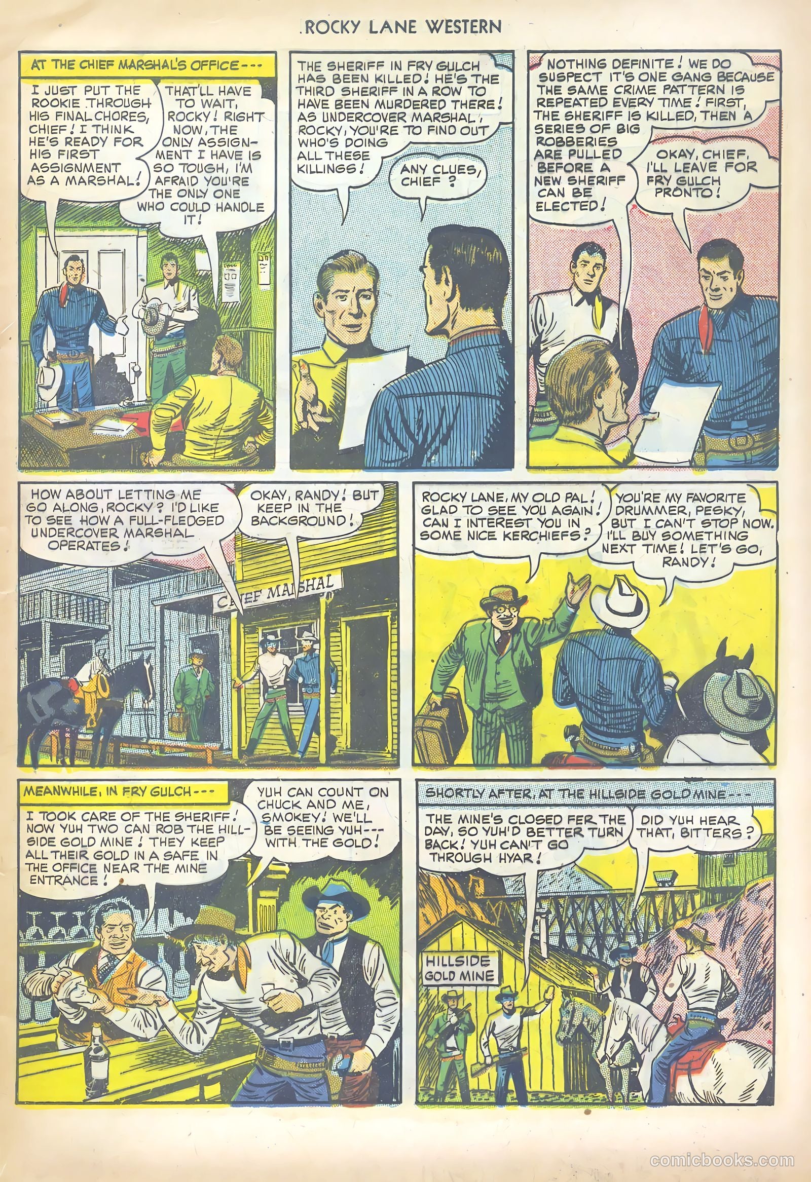 Rocky Lane Western #13 (1950) — page 5 of 52