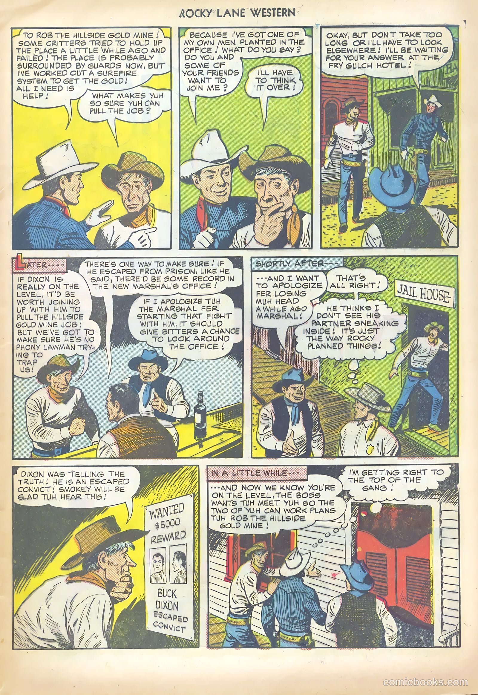 Rocky Lane Western #13 (1950) — page 9 of 52