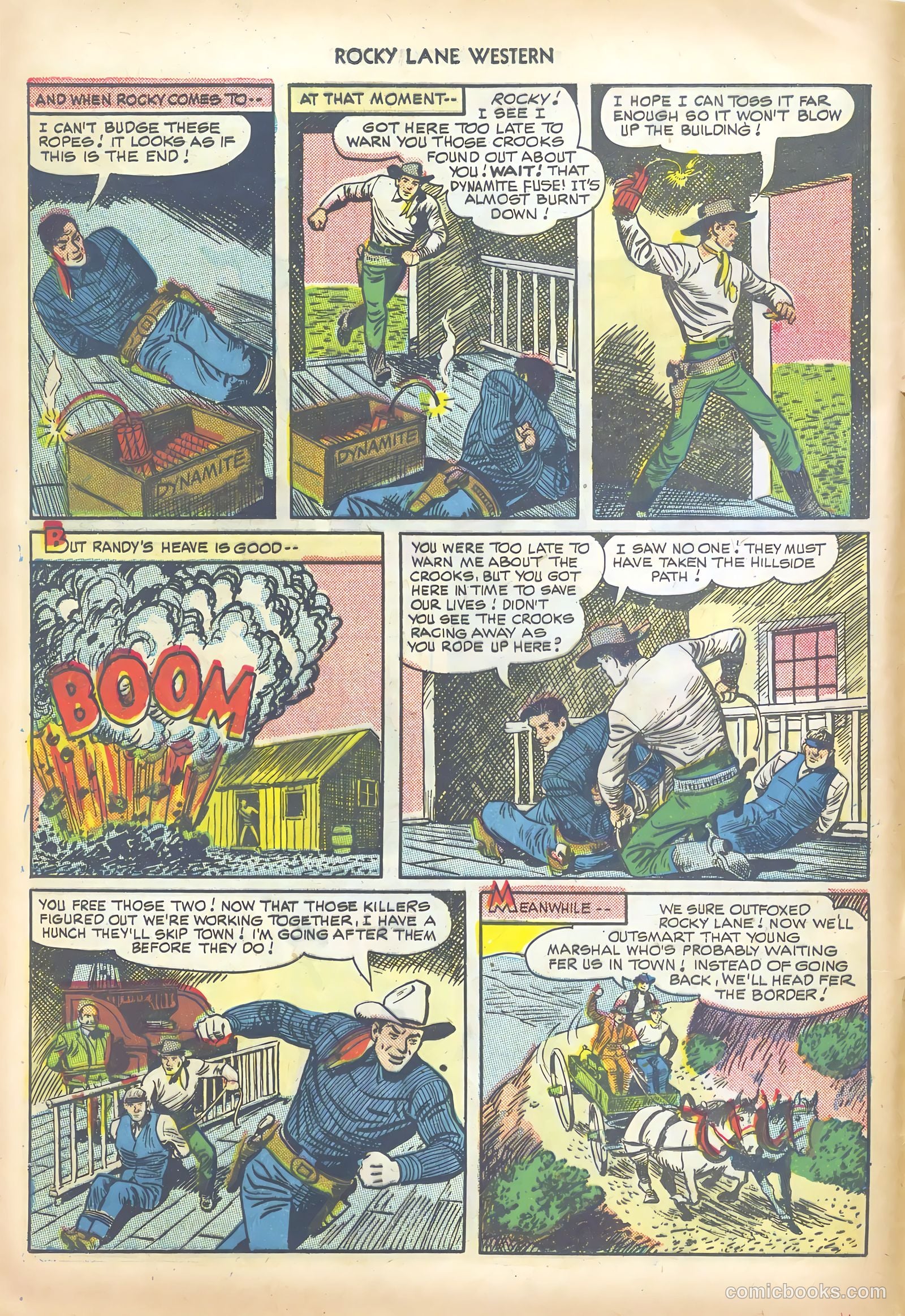 Rocky Lane Western #13 (1950) — page 12 of 52