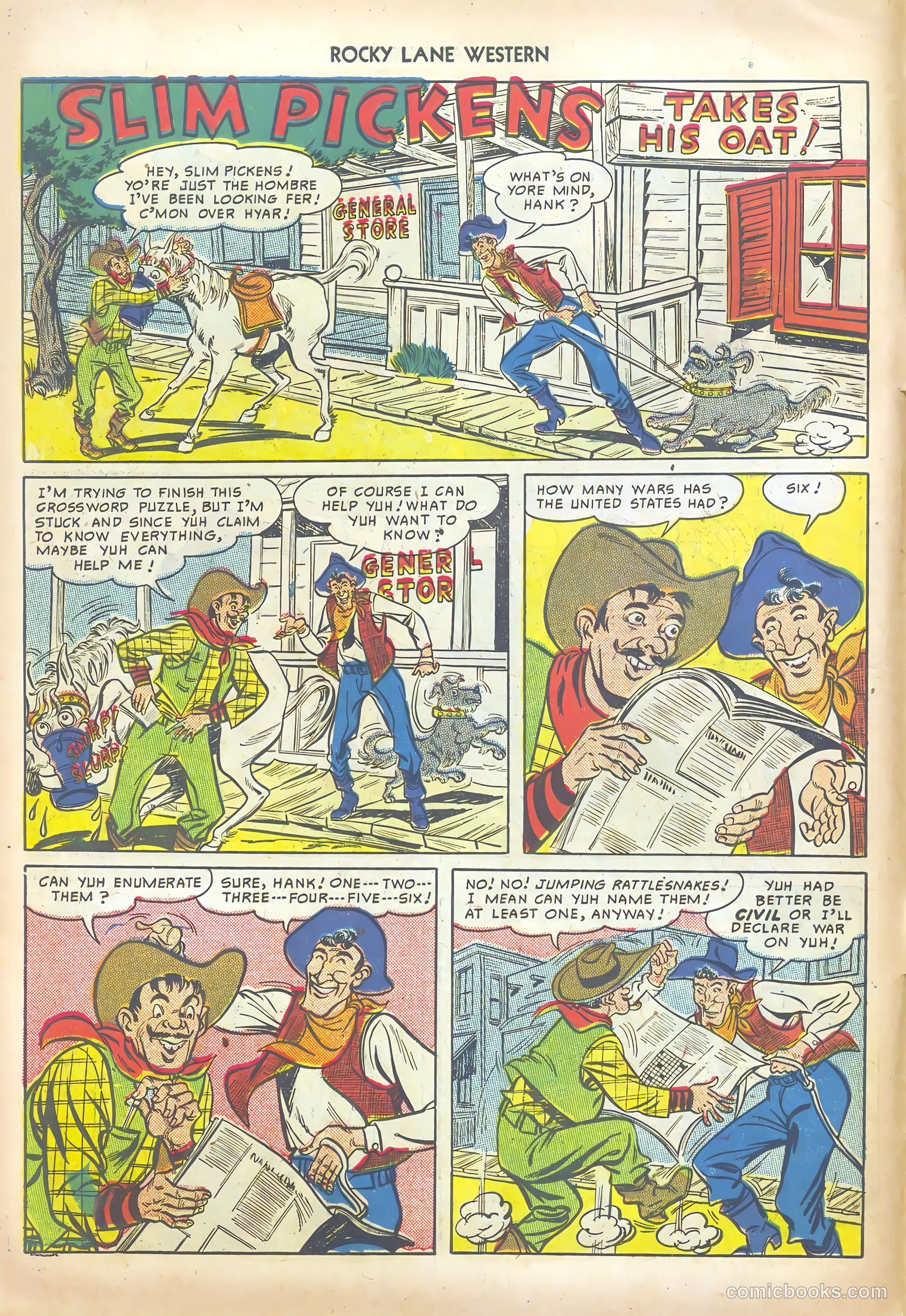 Rocky Lane Western #13 (1950) — page 14 of 52