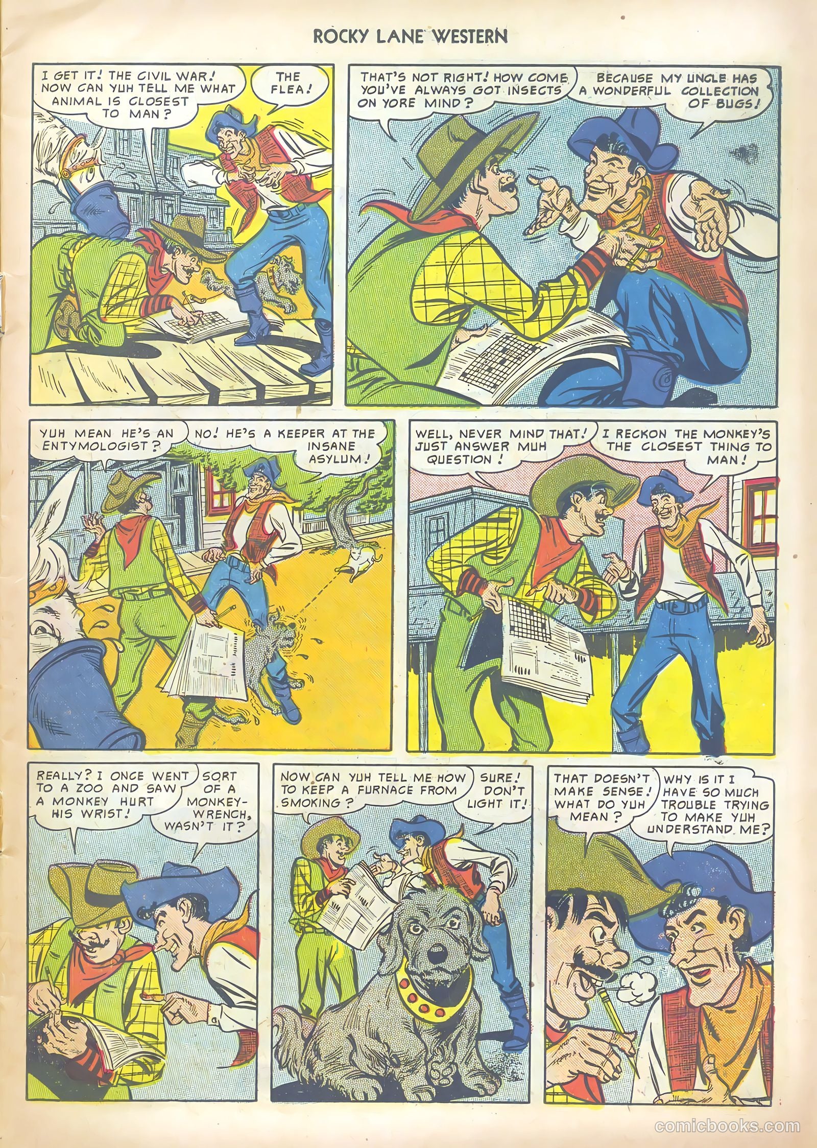 Rocky Lane Western #13 (1950) — page 15 of 52