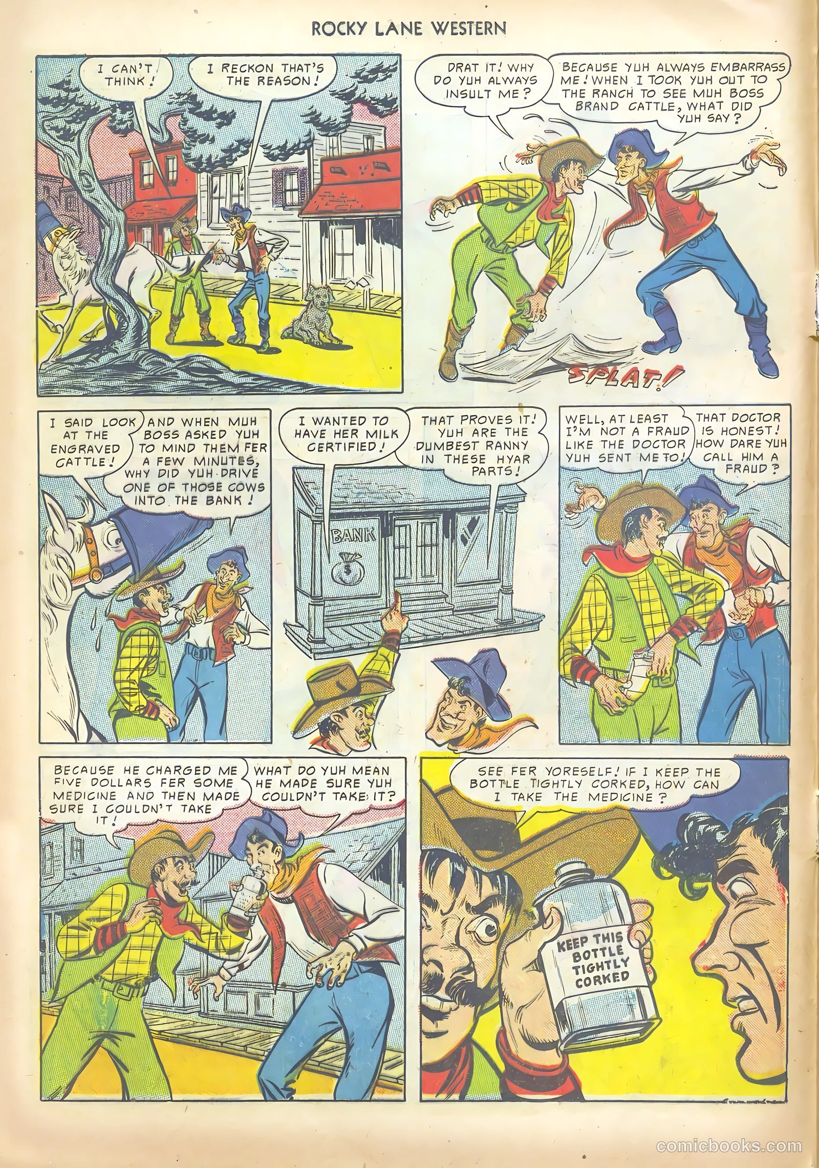 Rocky Lane Western #13 (1950) — page 16 of 52