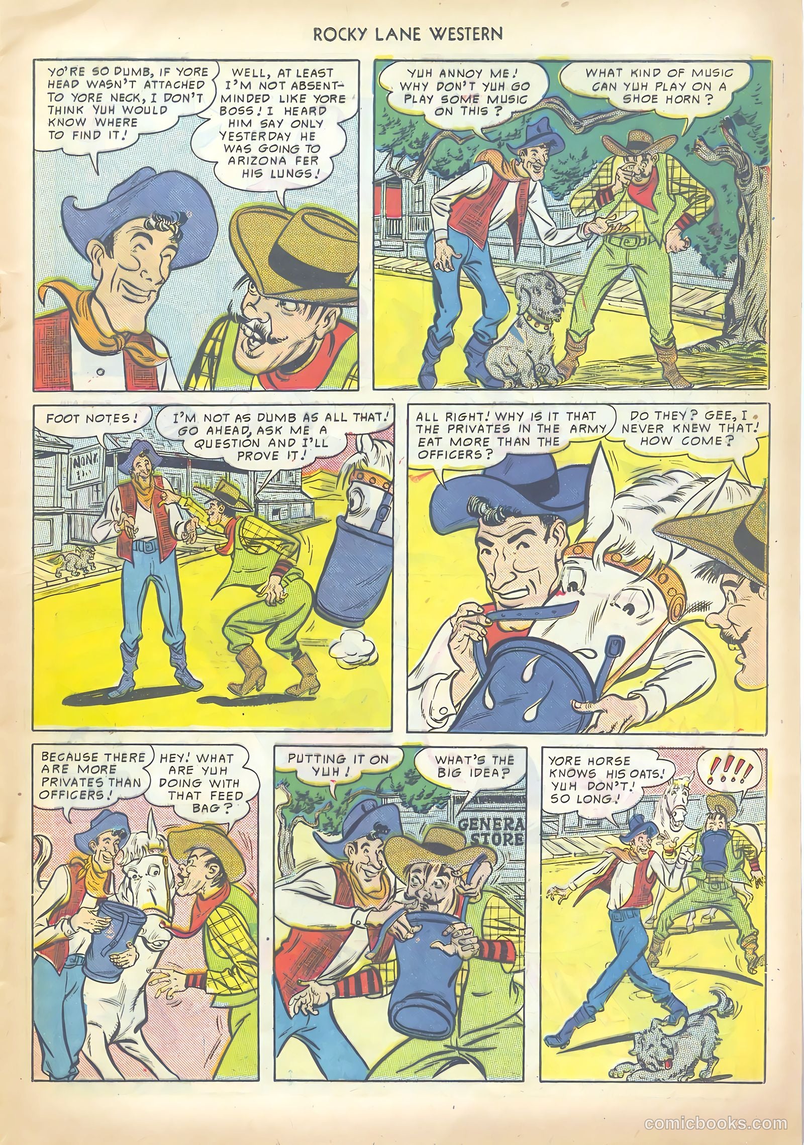 Rocky Lane Western #13 (1950) — page 17 of 52