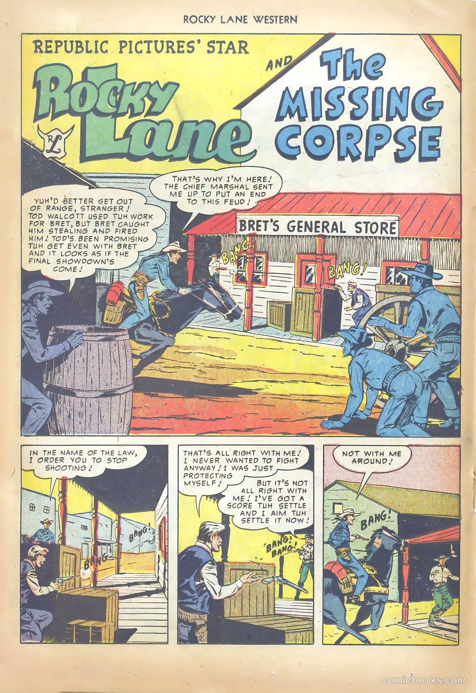 Rocky Lane Western #13 (1950) — page 26 of 52
