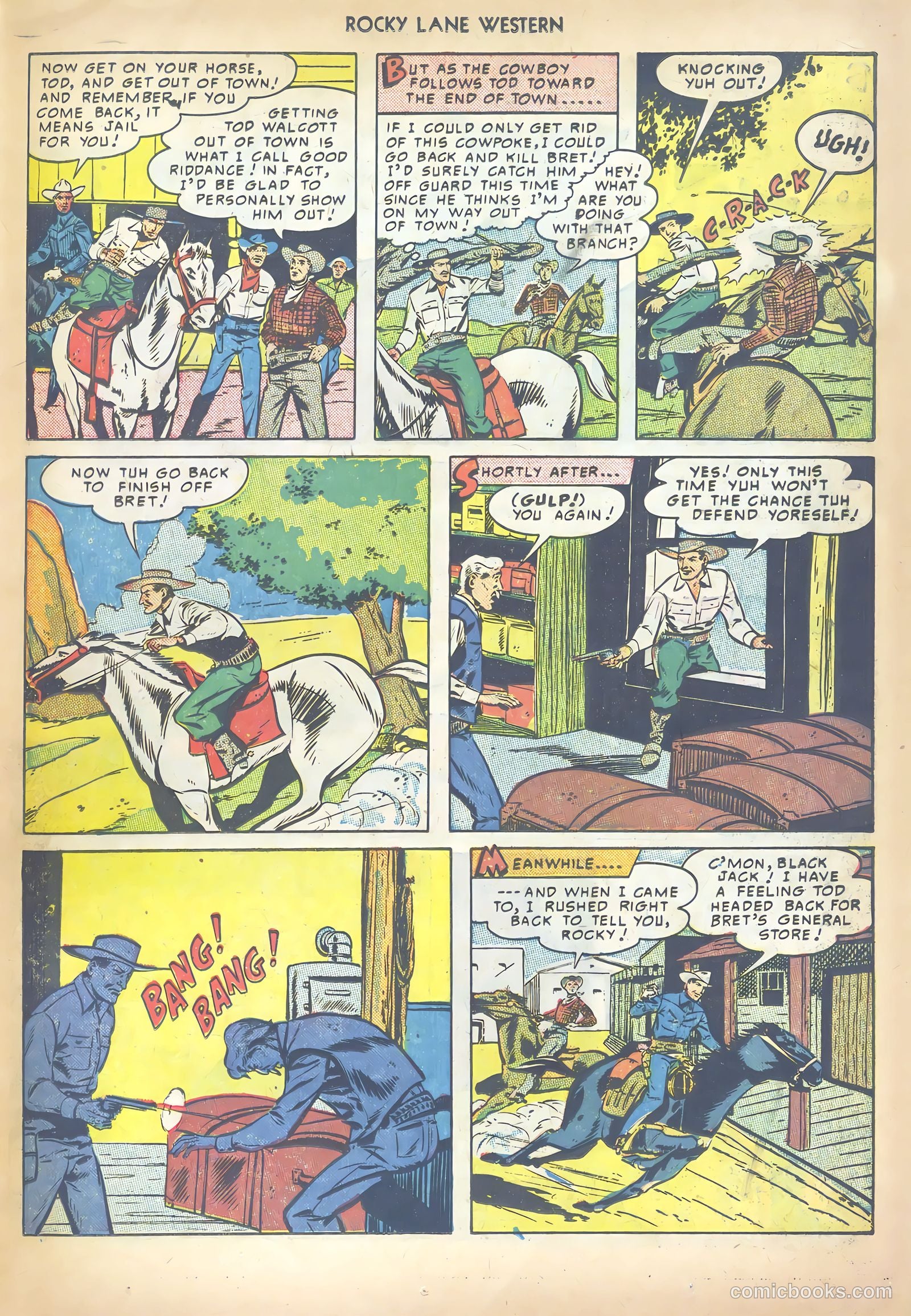 Rocky Lane Western #13 (1950) — page 27 of 52