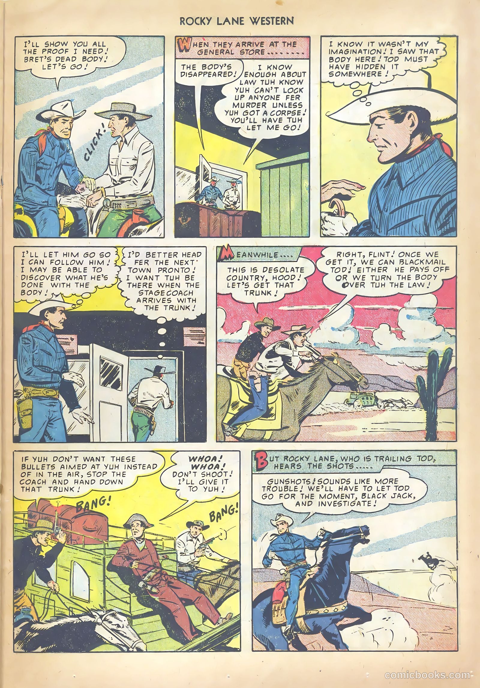 Rocky Lane Western #13 (1950) — page 29 of 52