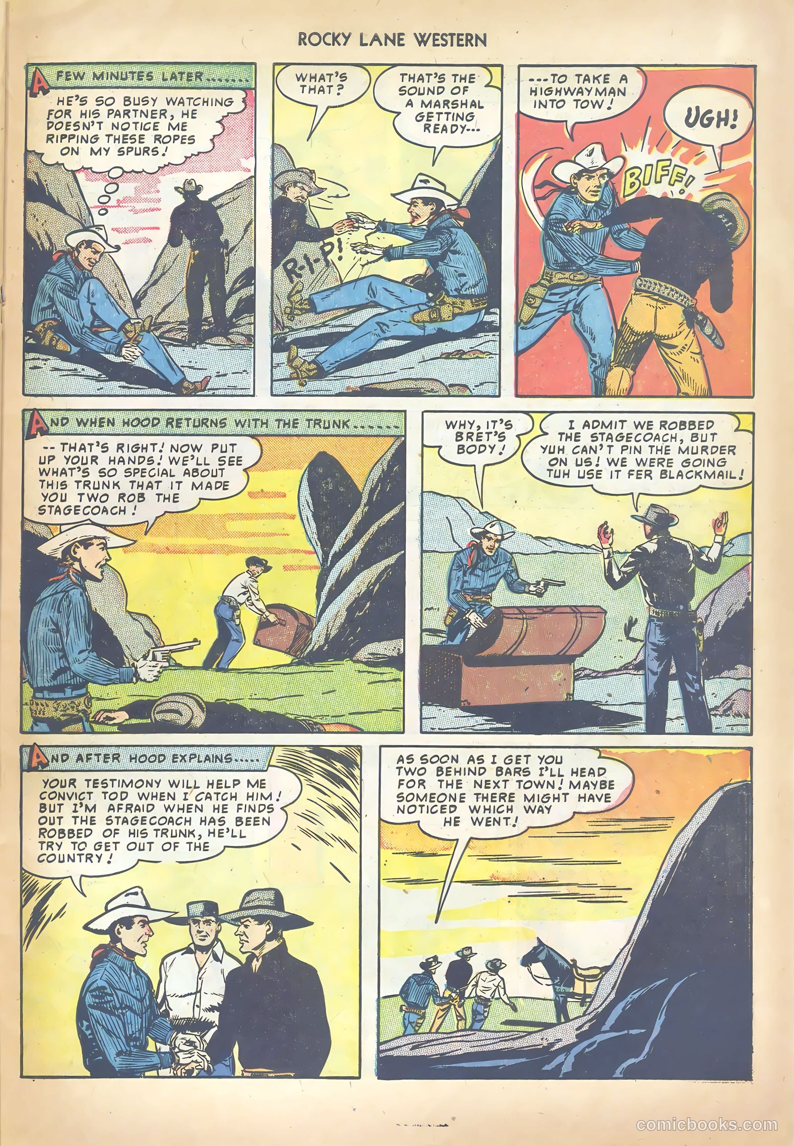 Rocky Lane Western #13 (1950) — page 31 of 52
