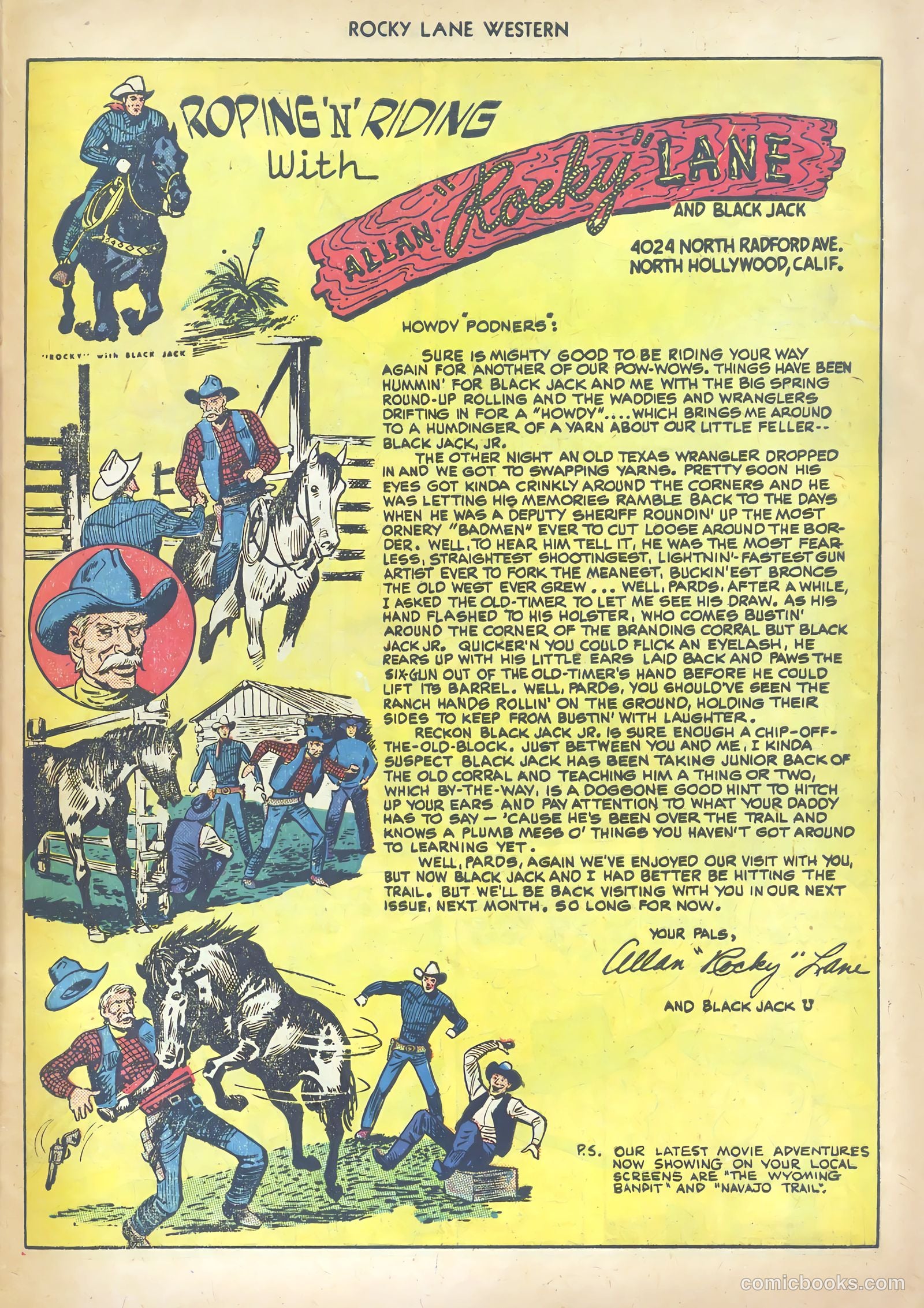 Rocky Lane Western #13 (1950) — page 33 of 52