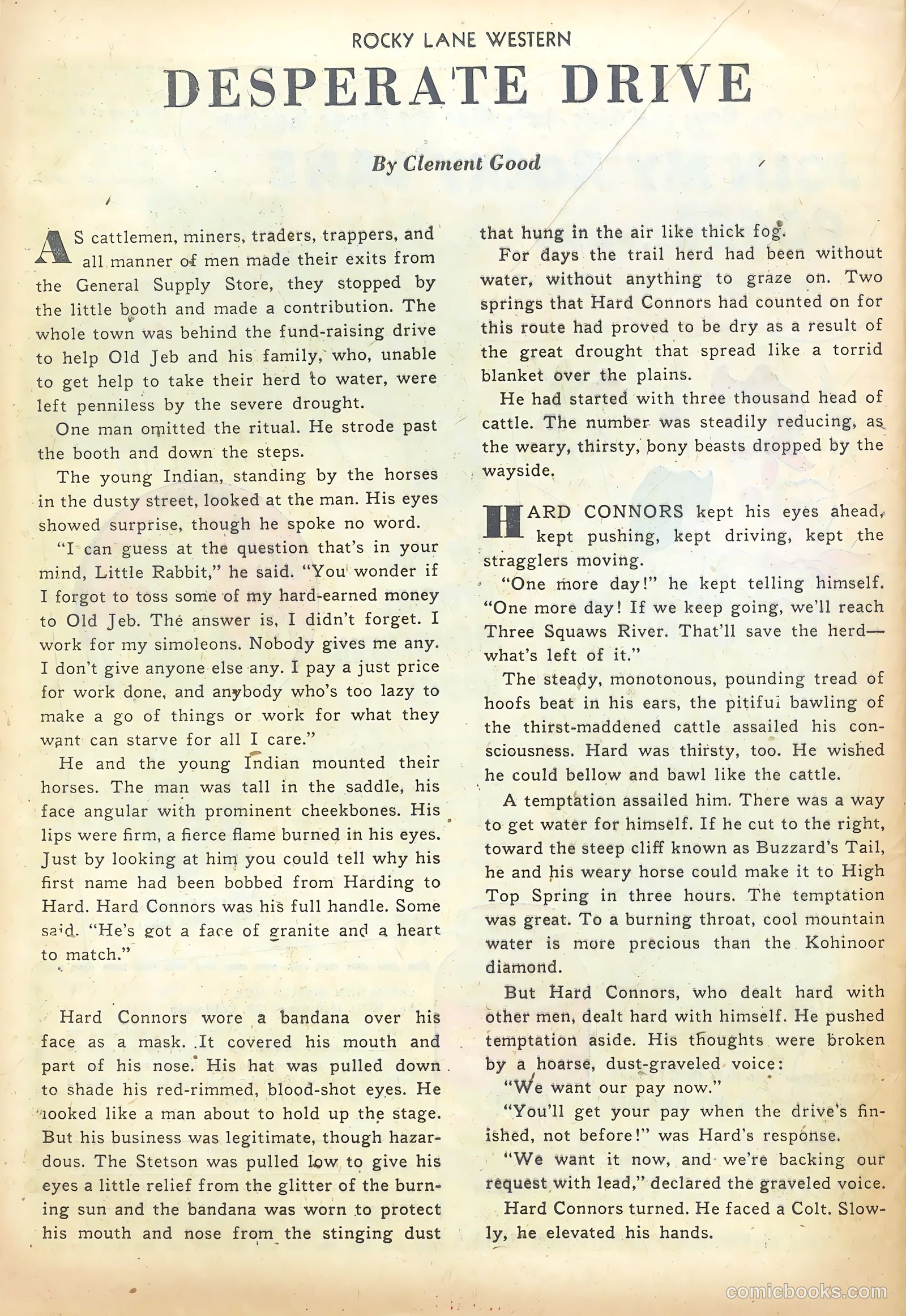 Rocky Lane Western #13 (1950) — page 36 of 52
