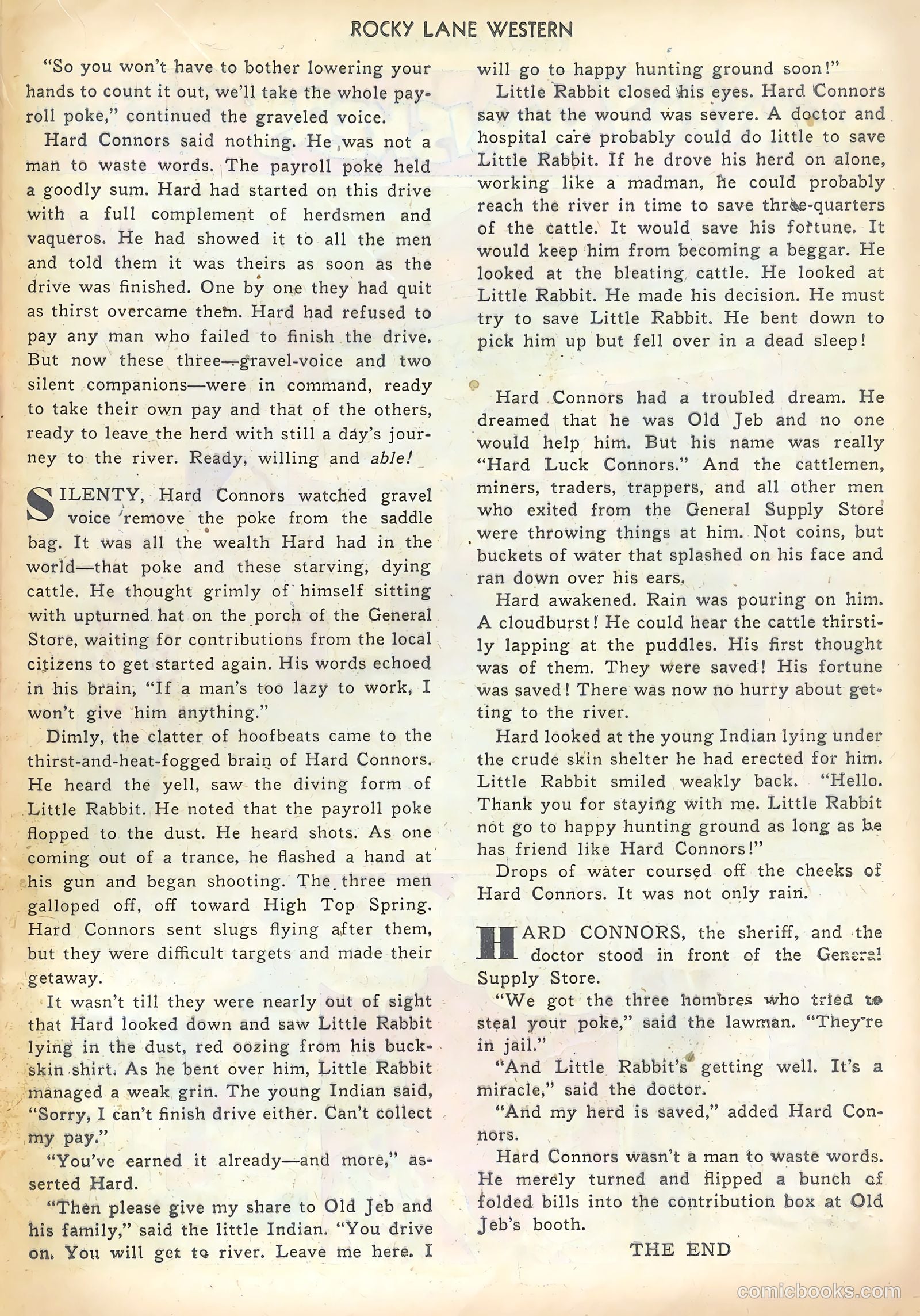 Rocky Lane Western #13 (1950) — page 37 of 52