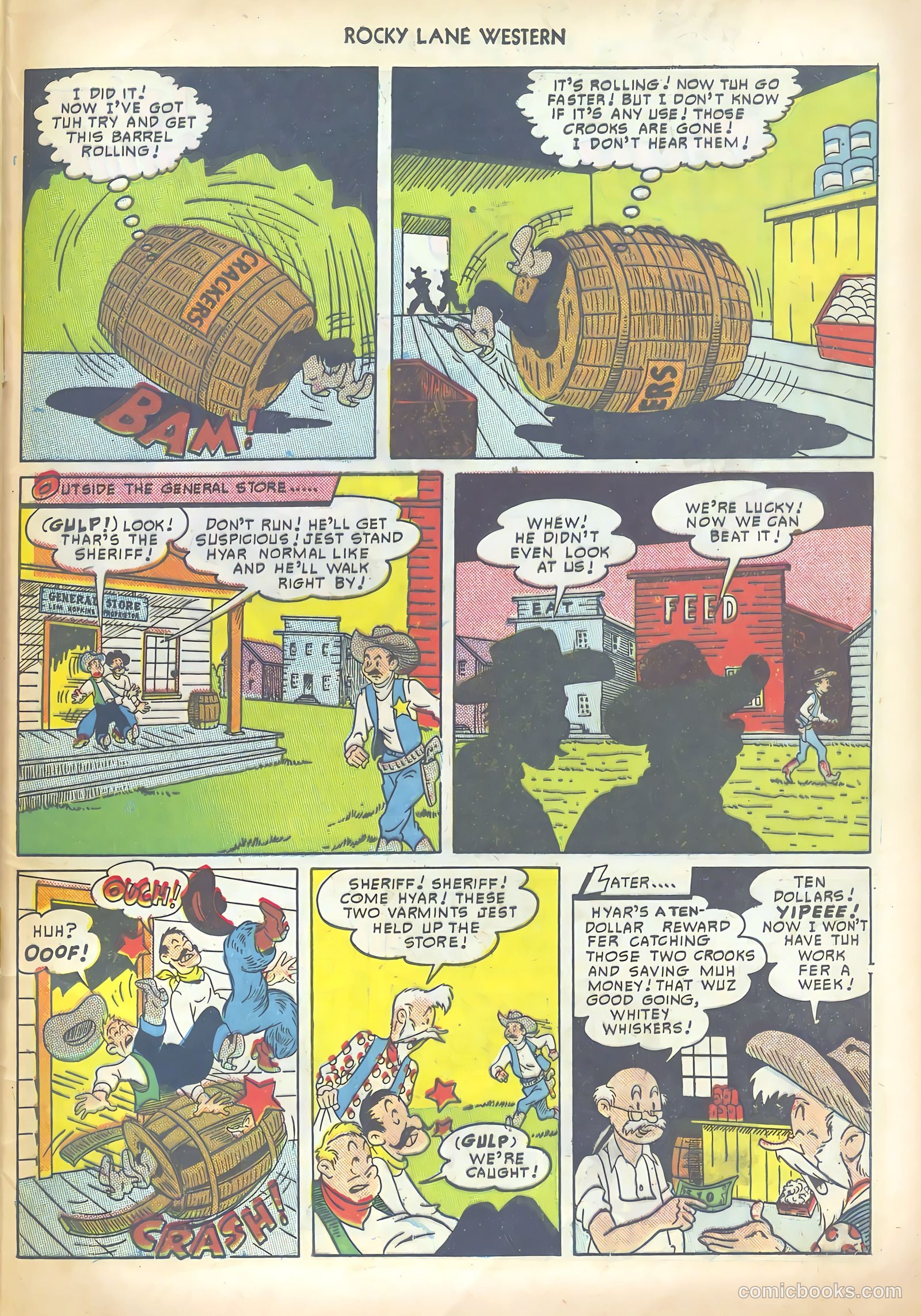 Rocky Lane Western #13 (1950) — page 41 of 52
