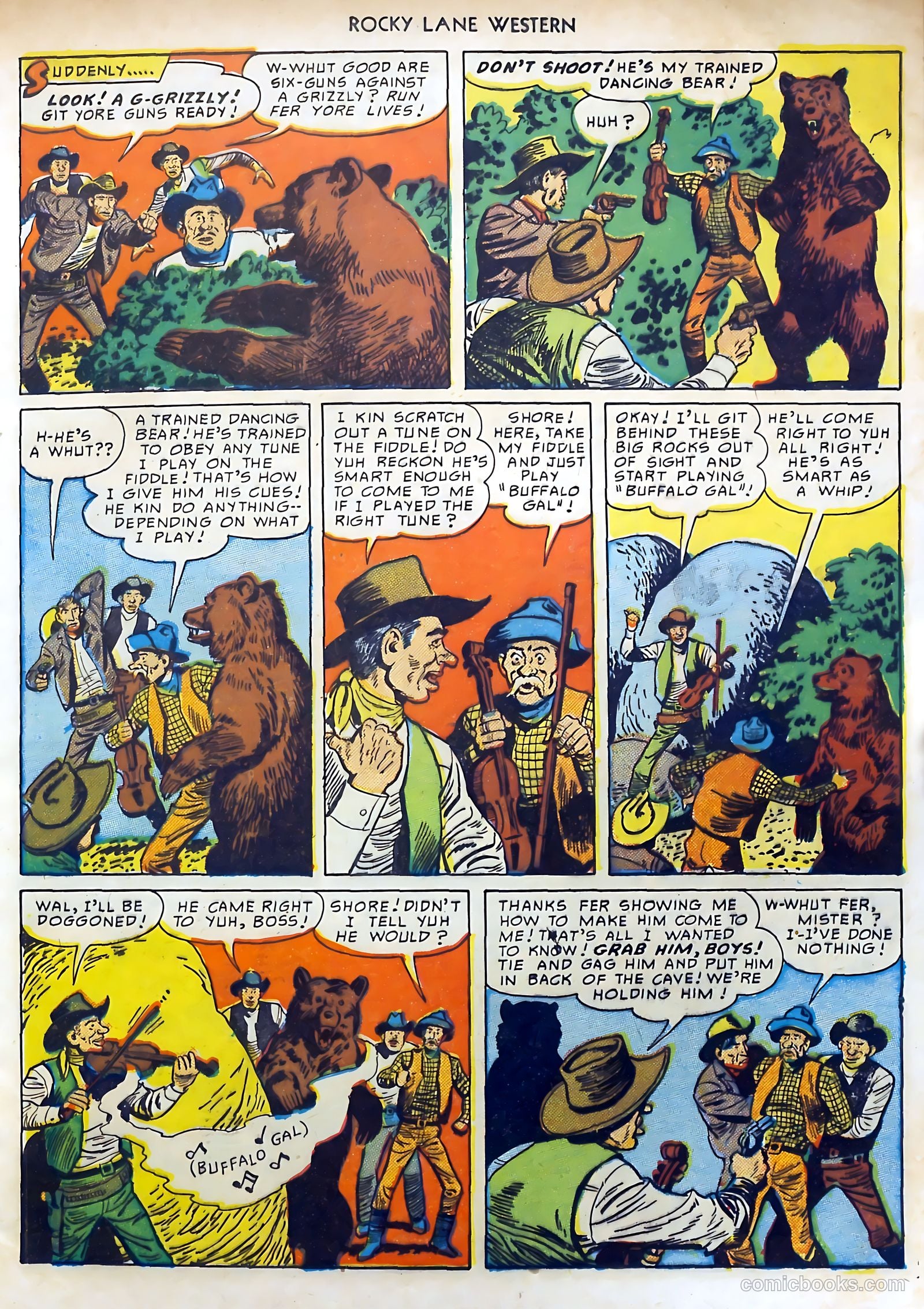 Rocky Lane Western #15 (1950) — page 5 of 52