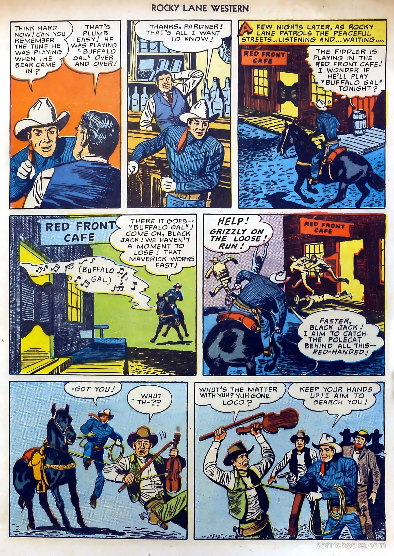 Rocky Lane Western #15 (1950) — page 9 of 52
