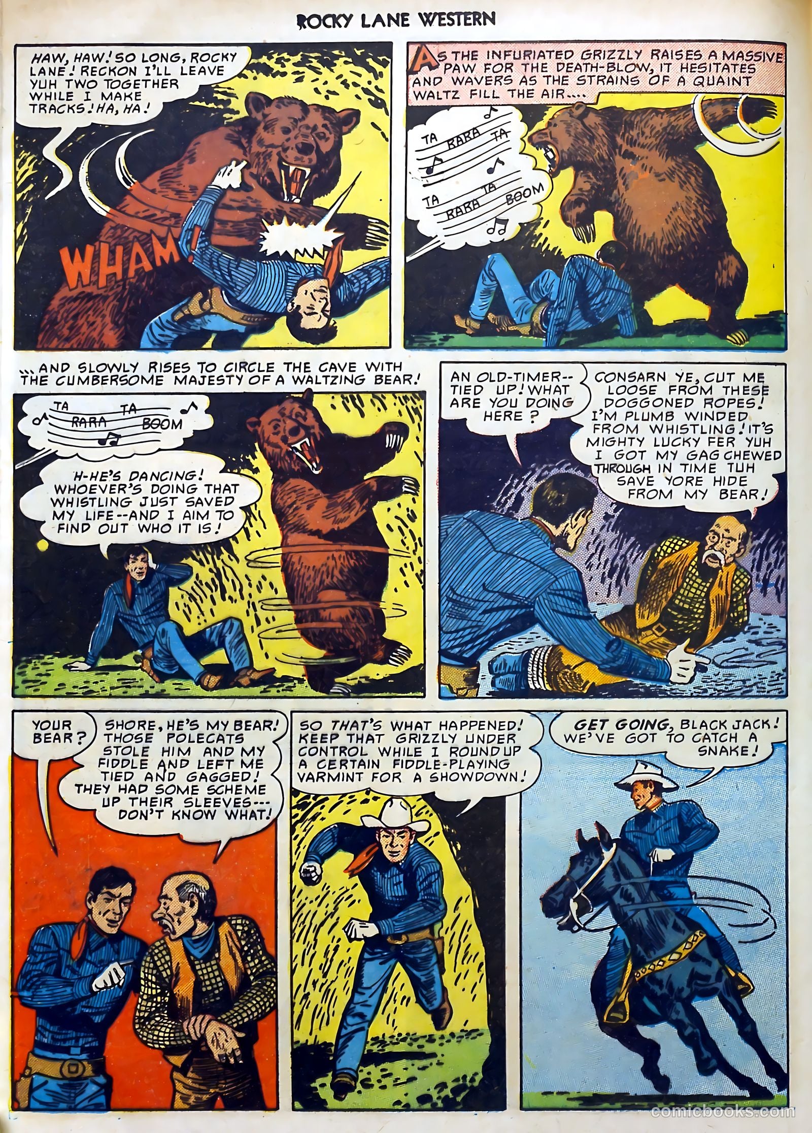 Rocky Lane Western #15 (1950) — page 12 of 52