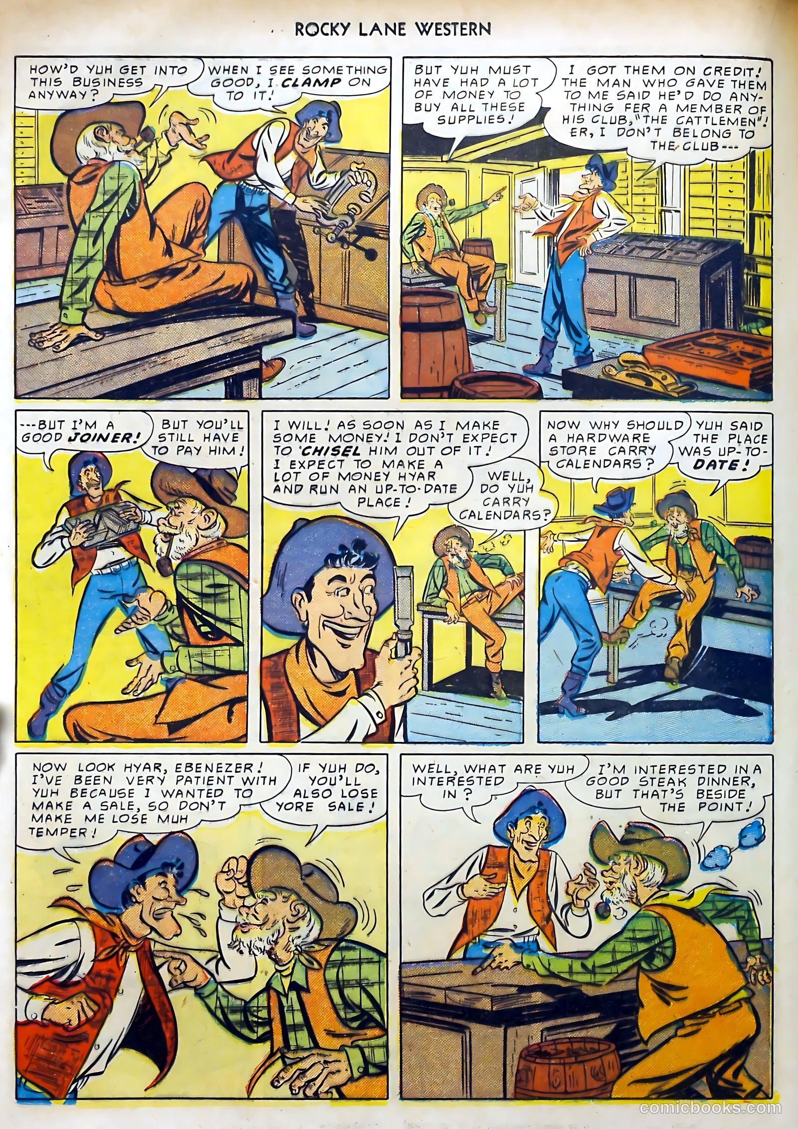 Rocky Lane Western #15 (1950) — page 16 of 52