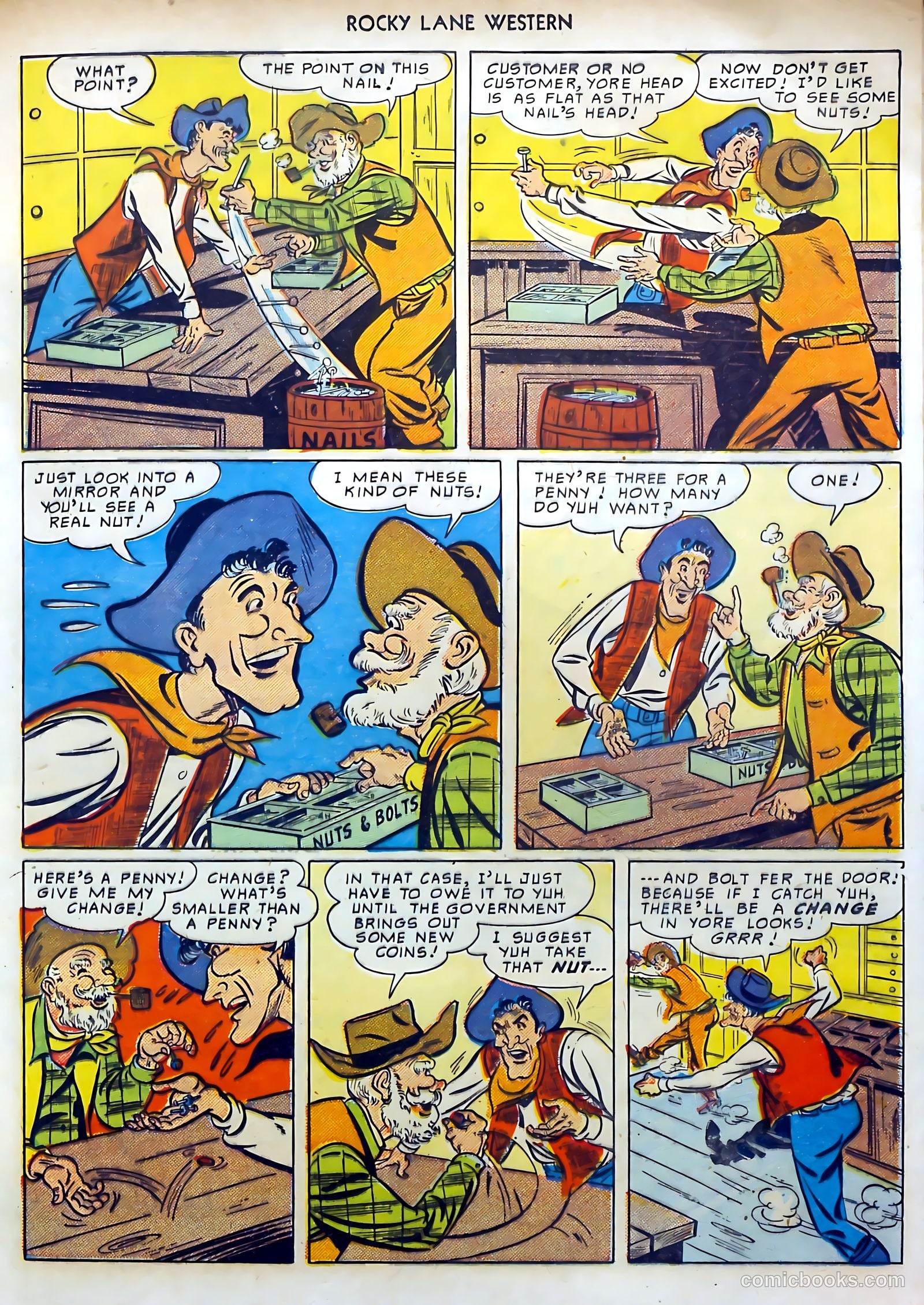Rocky Lane Western #15 (1950) — page 17 of 52