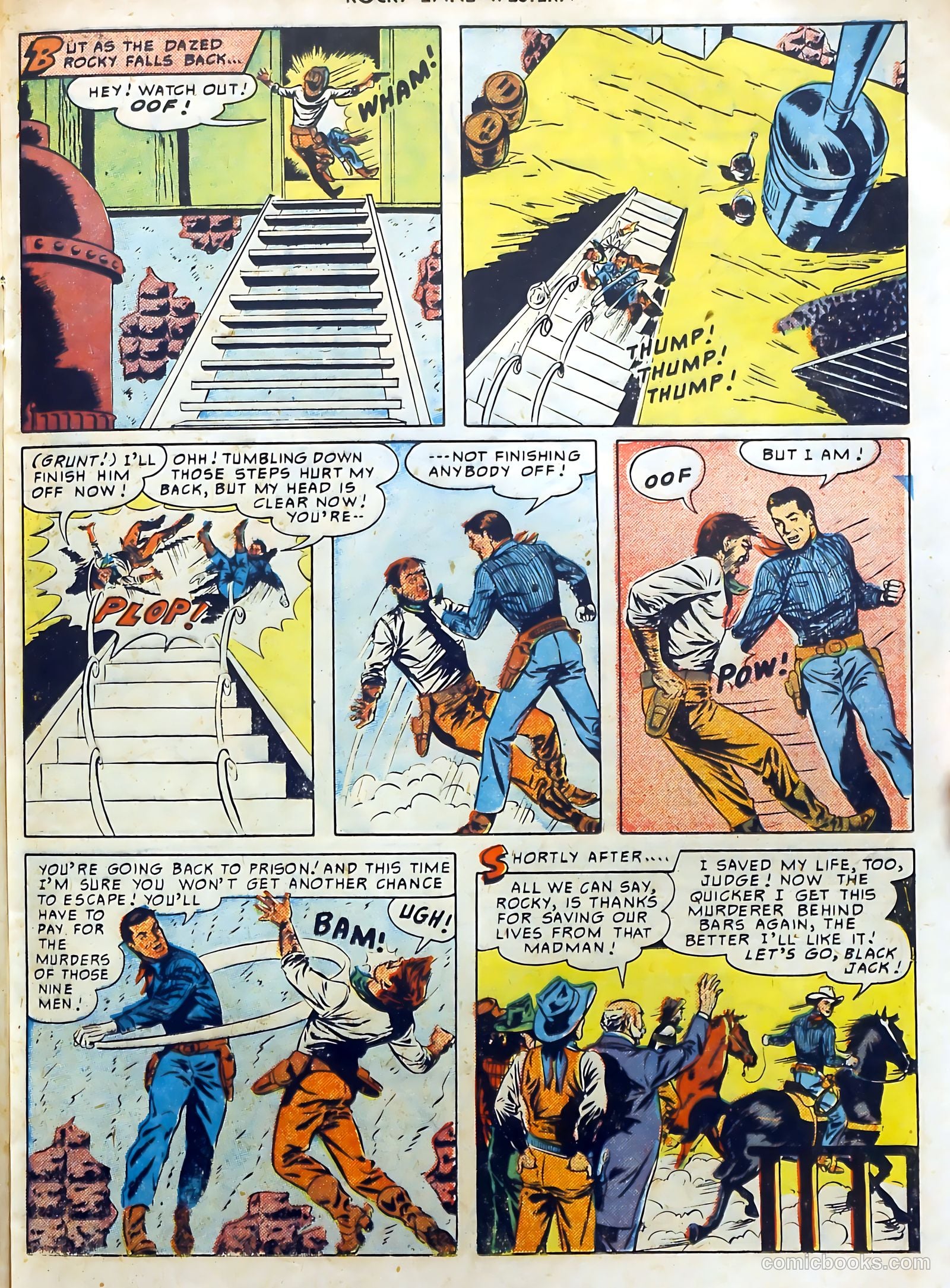 Rocky Lane Western #15 (1950) — page 25 of 52