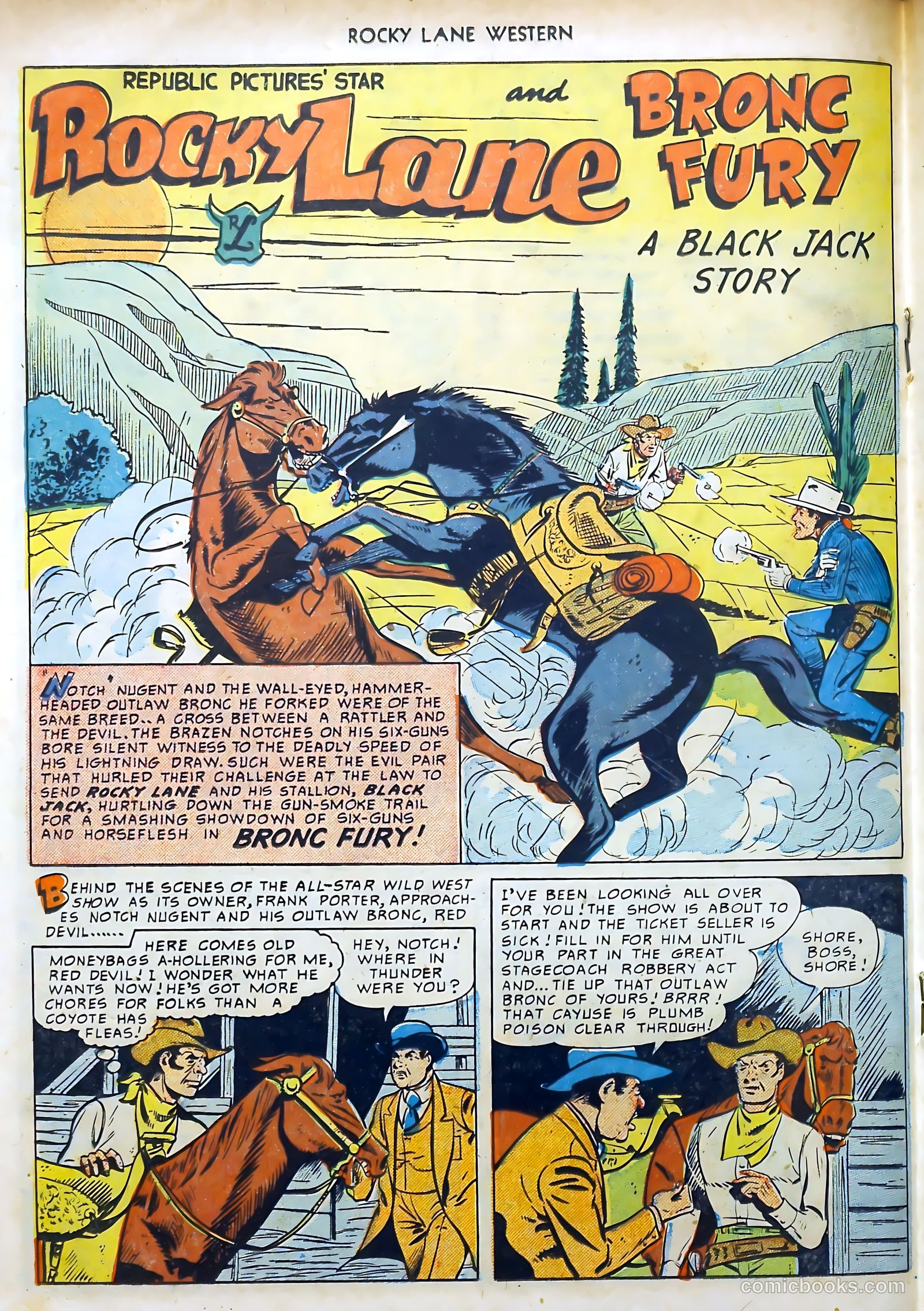 Rocky Lane Western #15 (1950) — page 26 of 52