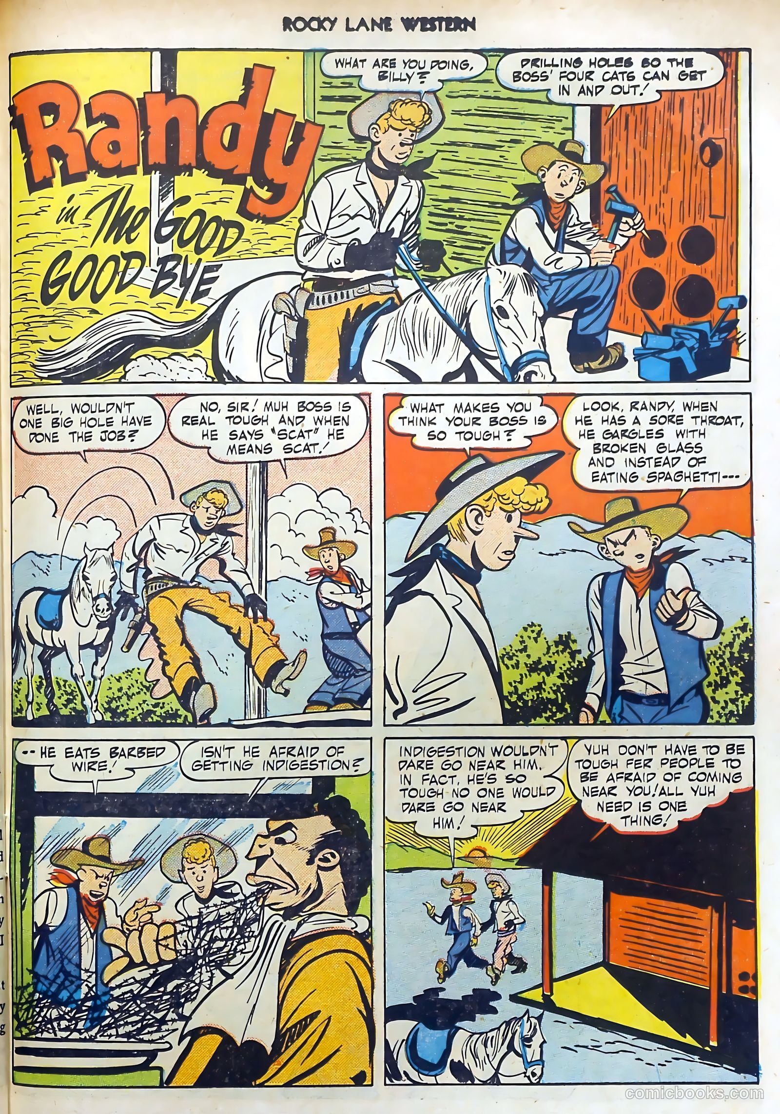 Rocky Lane Western #15 (1950) — page 39 of 52