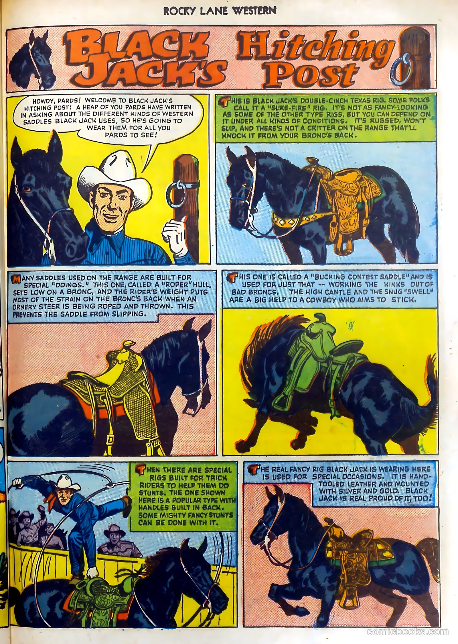 Rocky Lane Western #15 (1950) — page 41 of 52