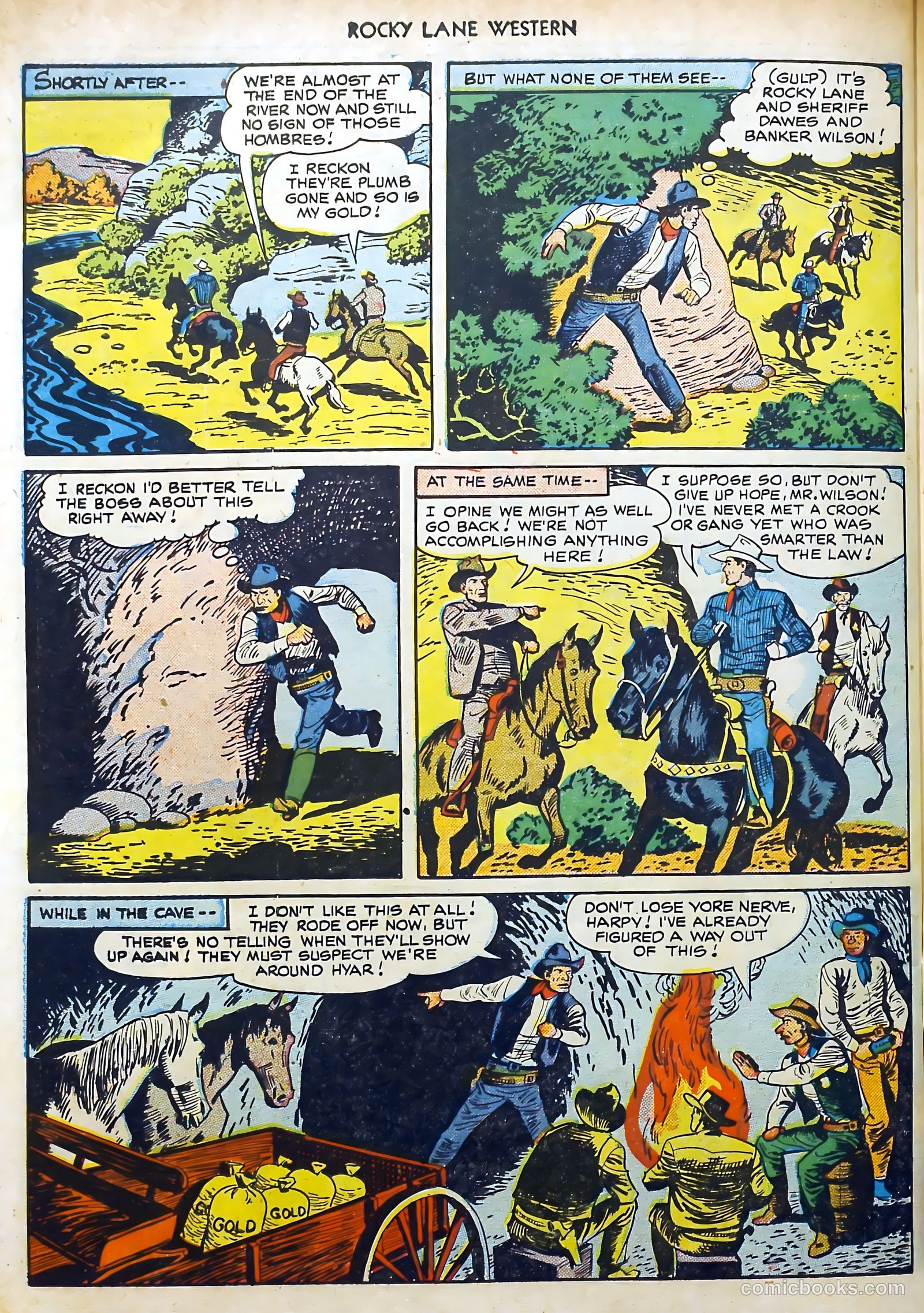Rocky Lane Western #15 (1950) — page 46 of 52
