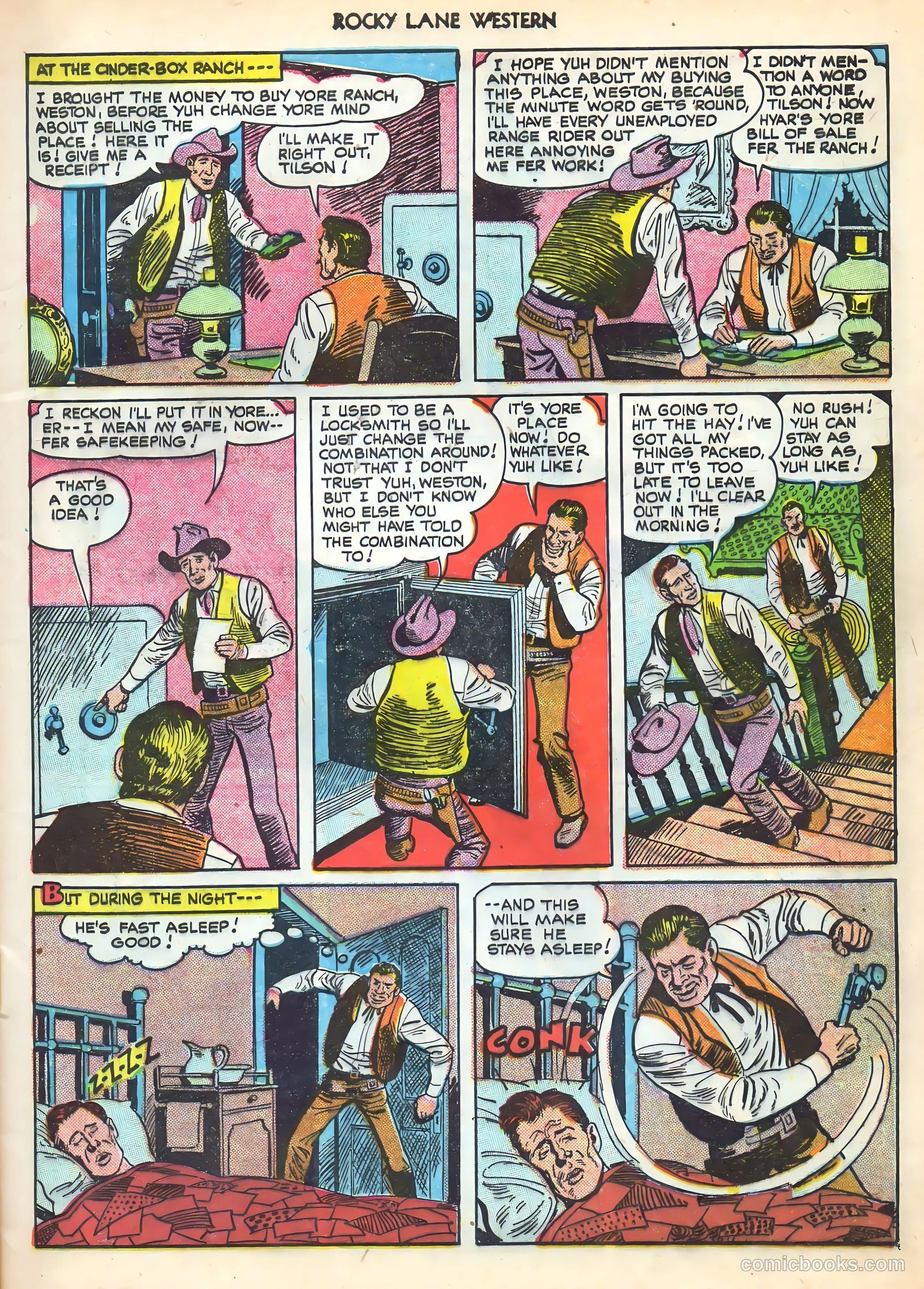Rocky Lane Western #16 (1950) — page 5 of 52