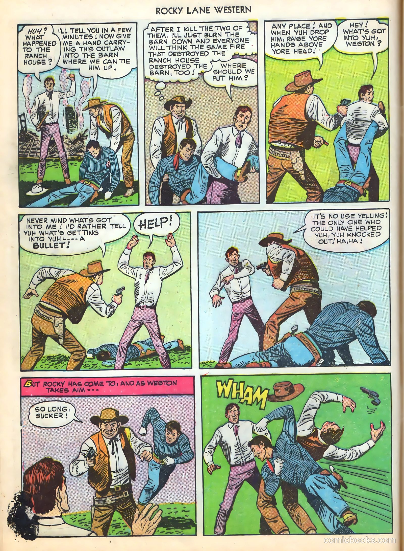 Rocky Lane Western #16 (1950) — page 12 of 52