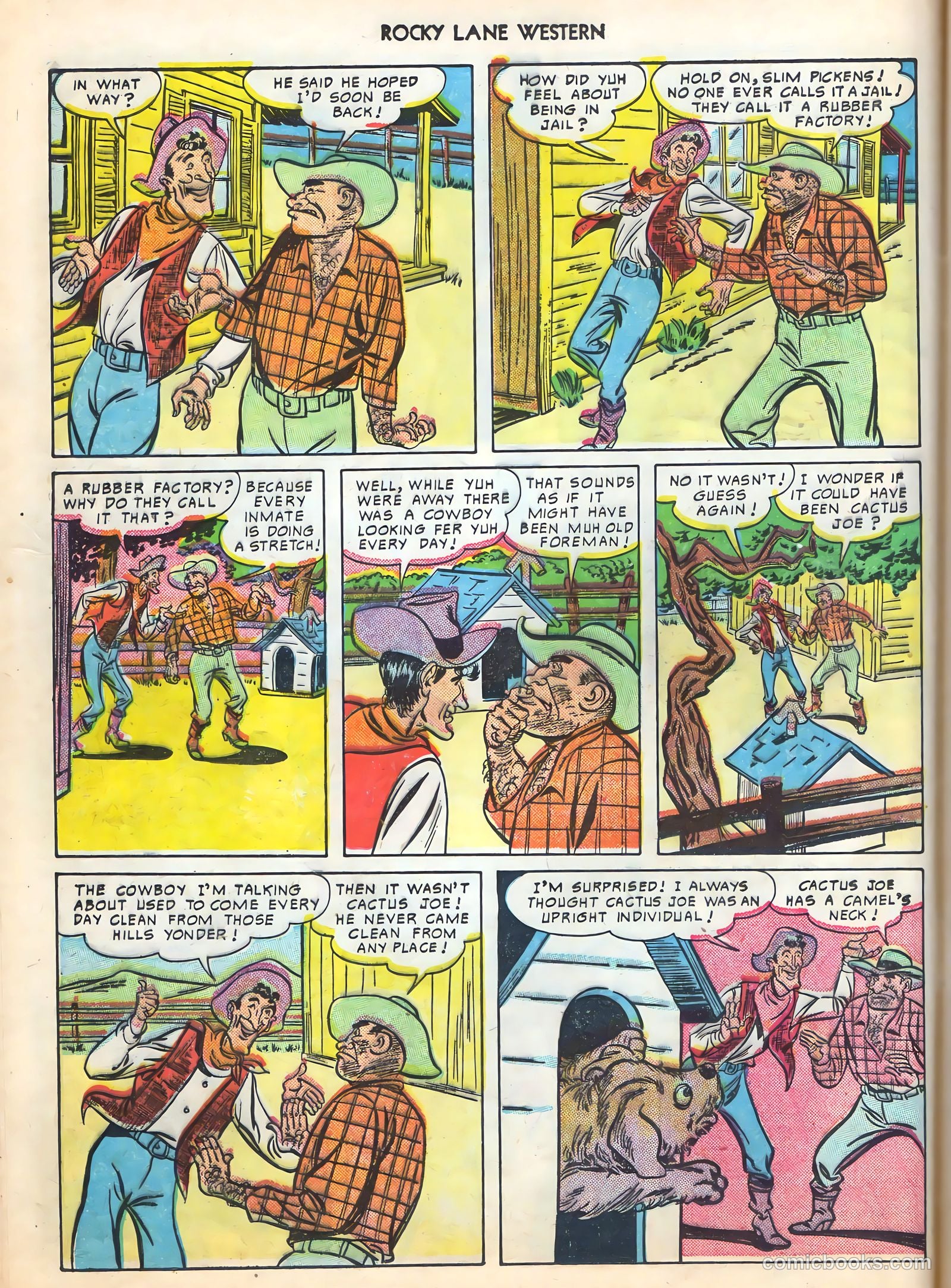 Rocky Lane Western #16 (1950) — page 16 of 52