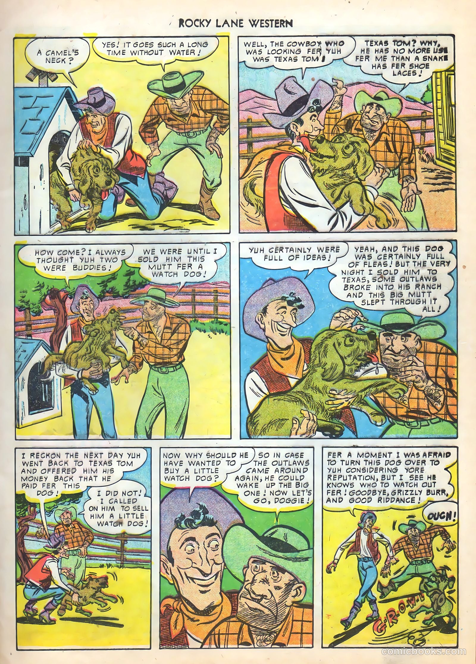 Rocky Lane Western #16 (1950) — page 17 of 52
