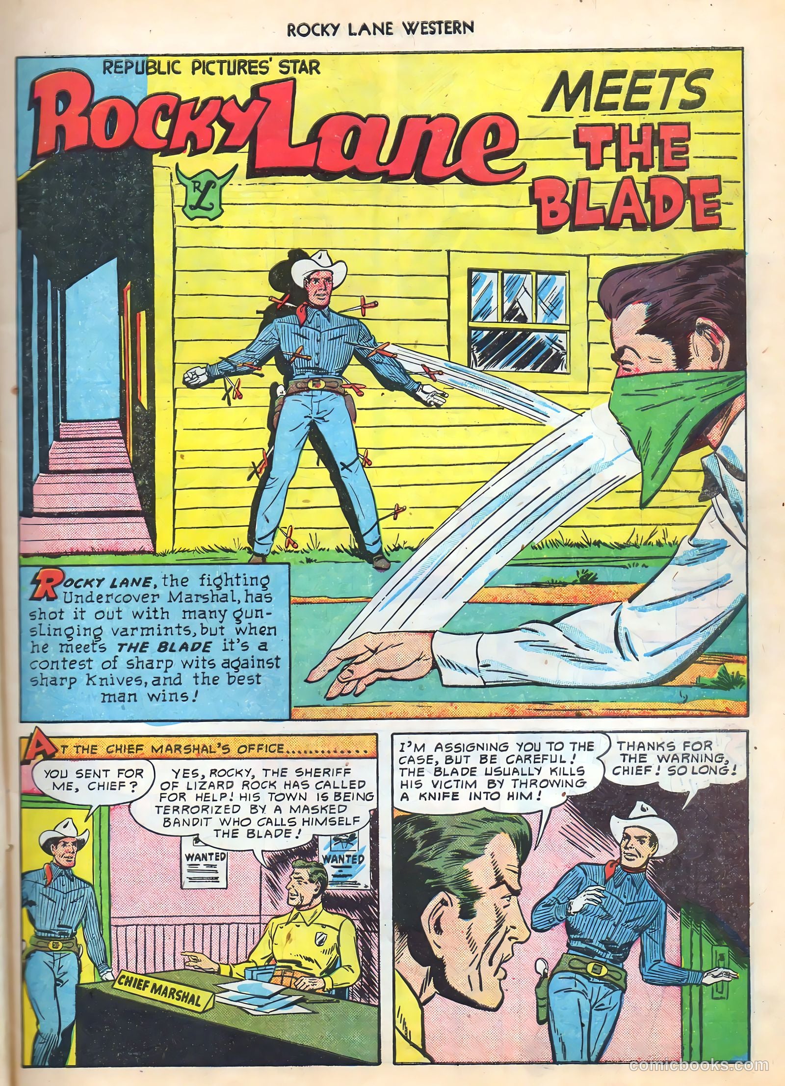 Rocky Lane Western #16 (1950) — page 19 of 52
