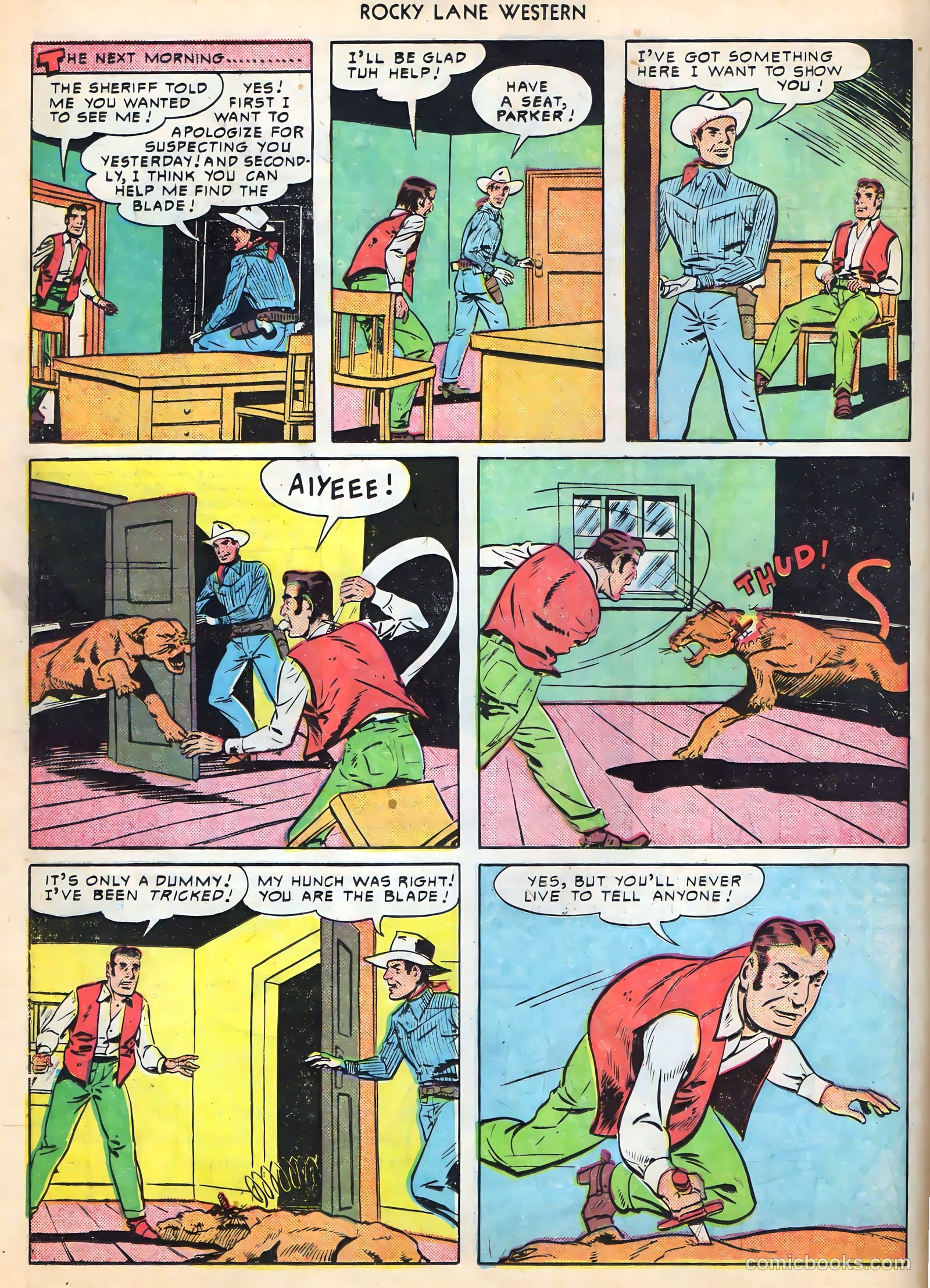 Rocky Lane Western #16 (1950) — page 24 of 52