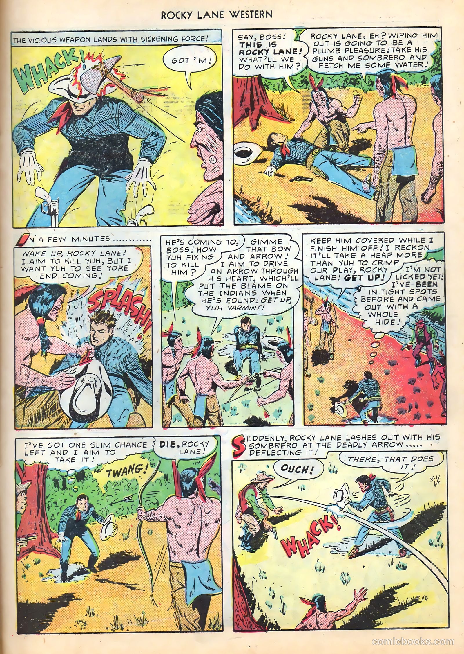 Rocky Lane Western #16 (1950) — page 31 of 52