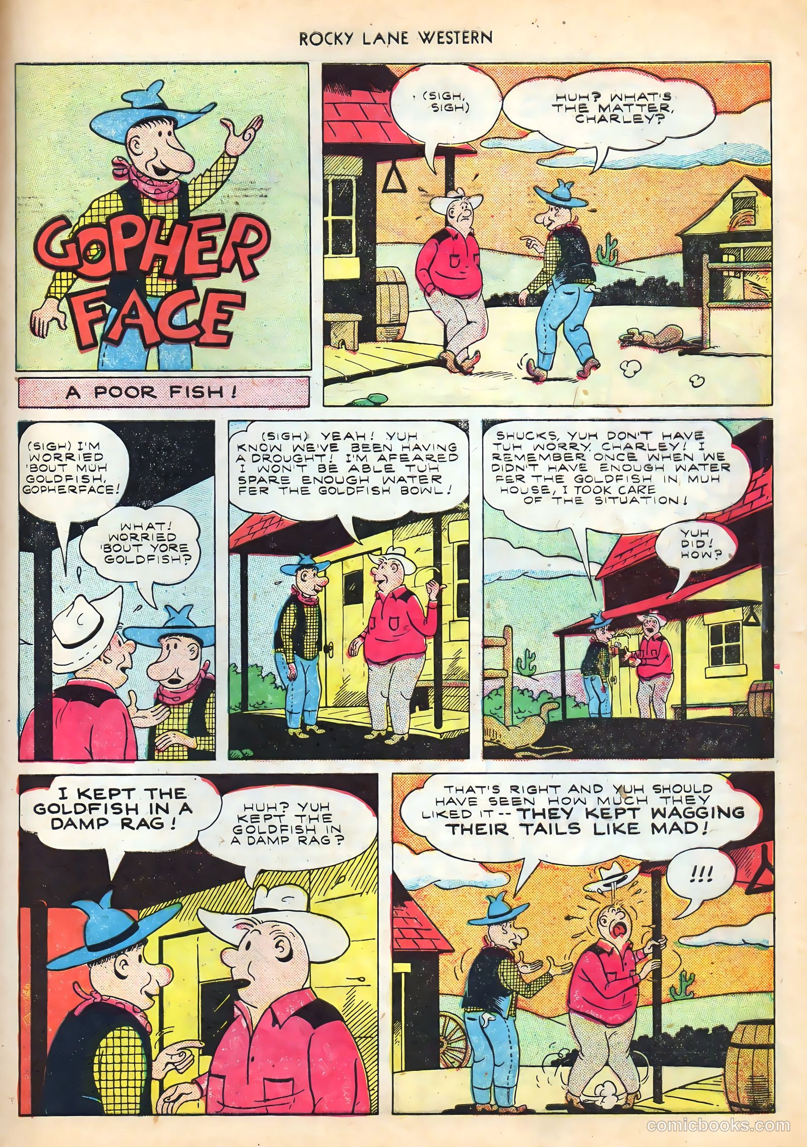 Rocky Lane Western #16 (1950) — page 33 of 52