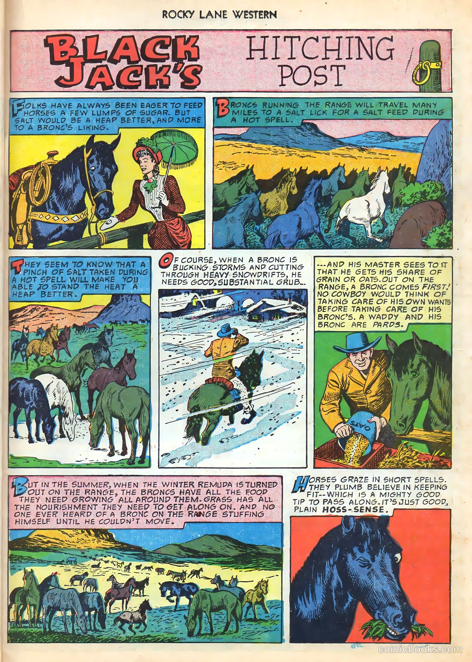 Rocky Lane Western #16 (1950) — page 39 of 52