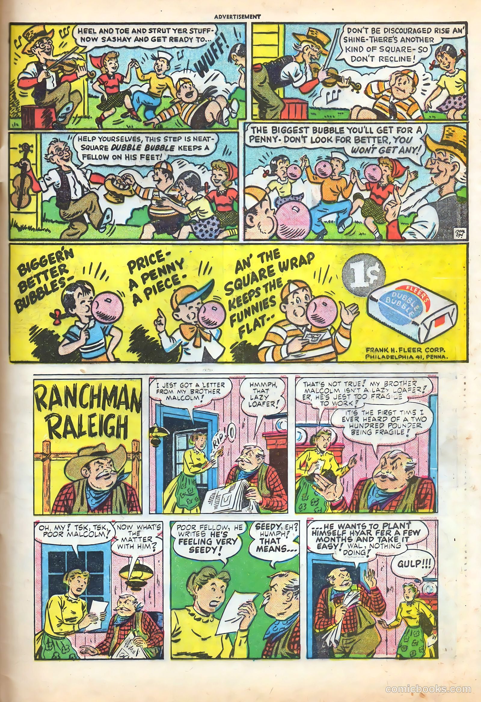Rocky Lane Western #16 (1950) — page 49 of 52