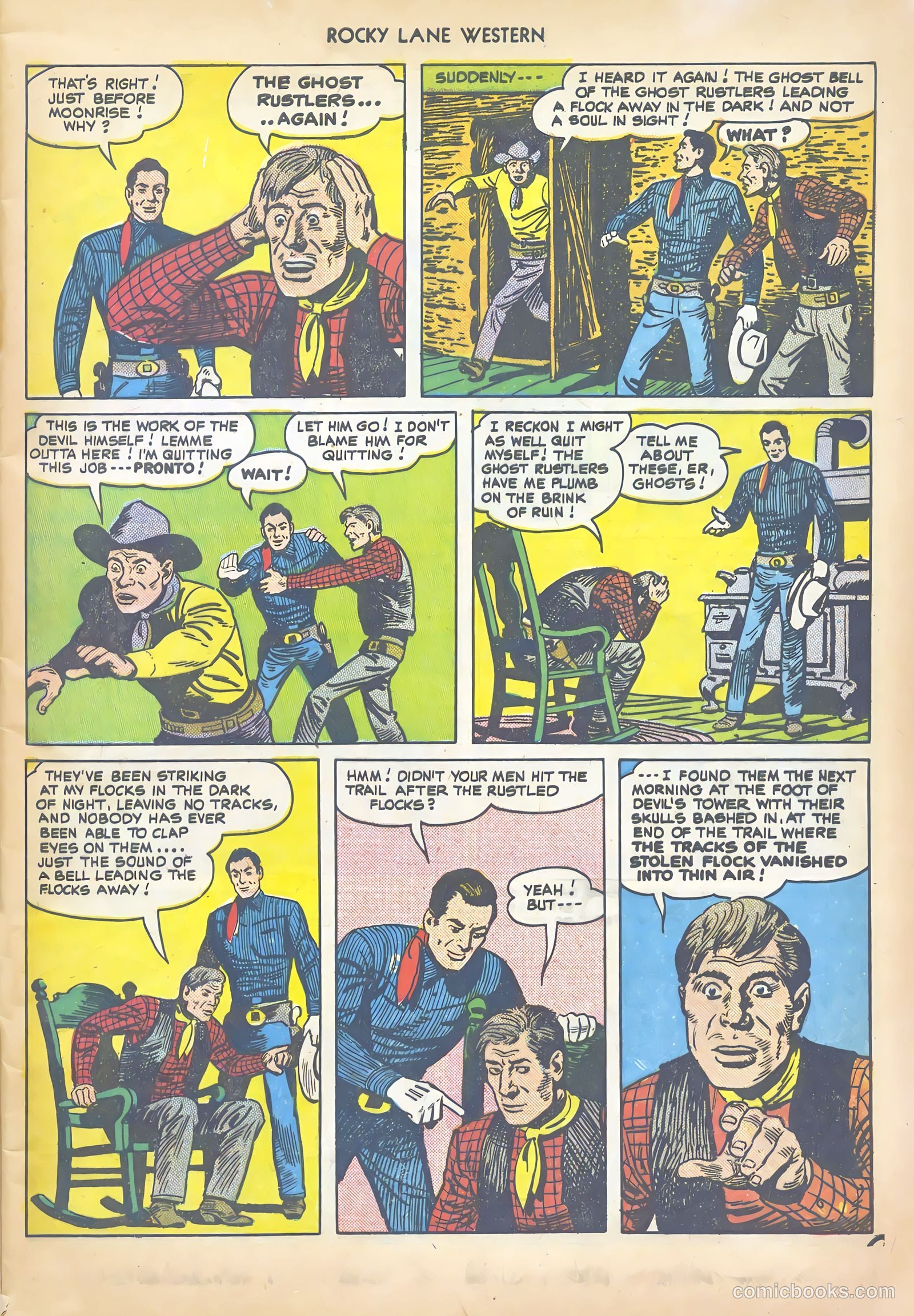 Rocky Lane Western #17 (1950) — page 5 of 52