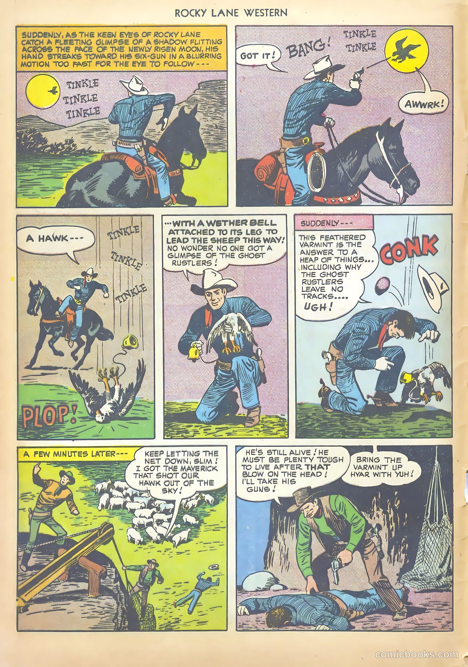 Rocky Lane Western #17 (1950) — page 8 of 52