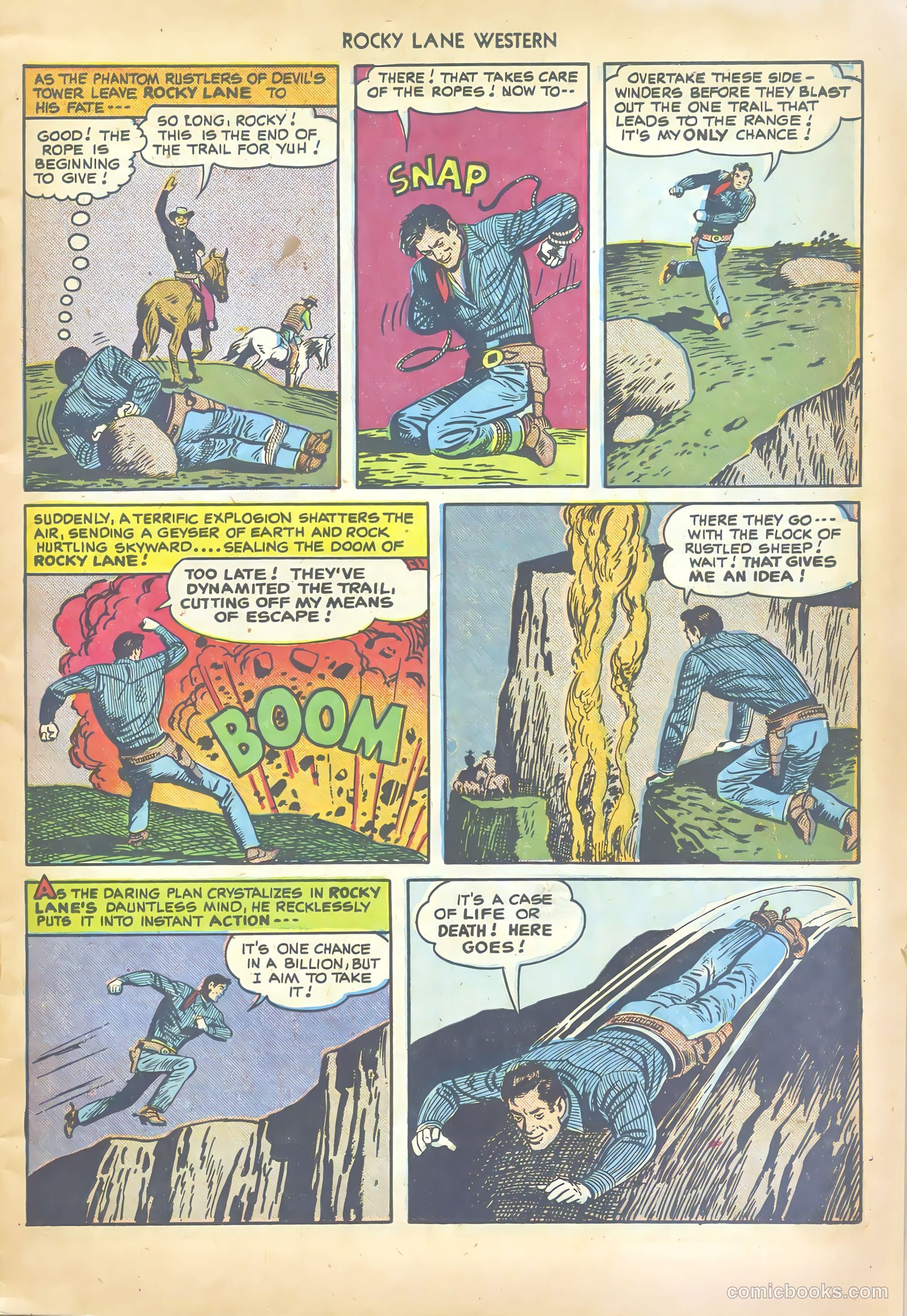 Rocky Lane Western #17 (1950) — page 11 of 52