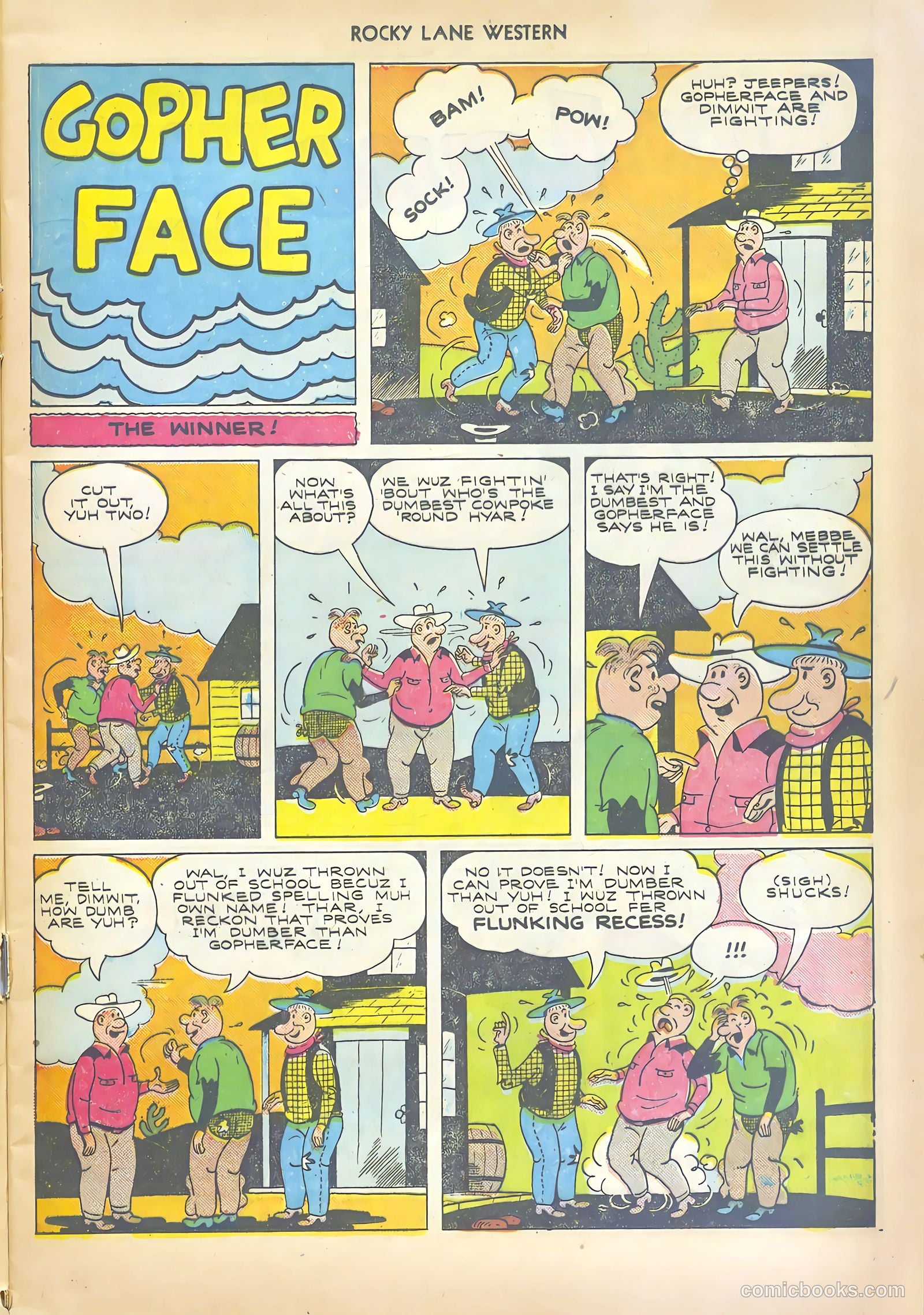 Rocky Lane Western #17 (1950) — page 13 of 52