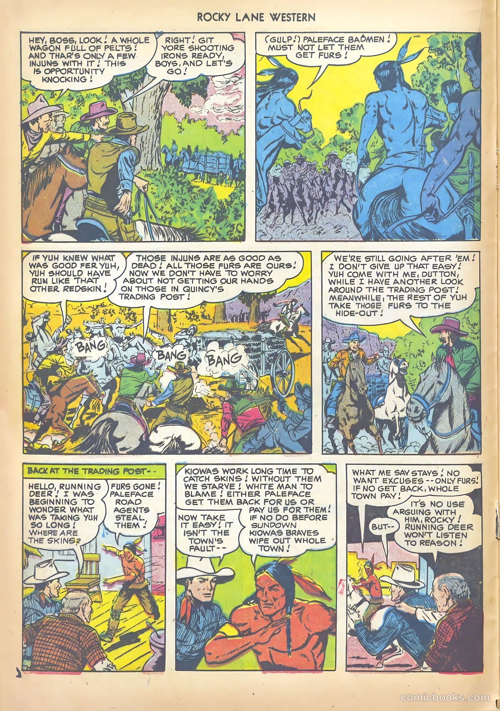 Rocky Lane Western #17 (1950) — page 16 of 52