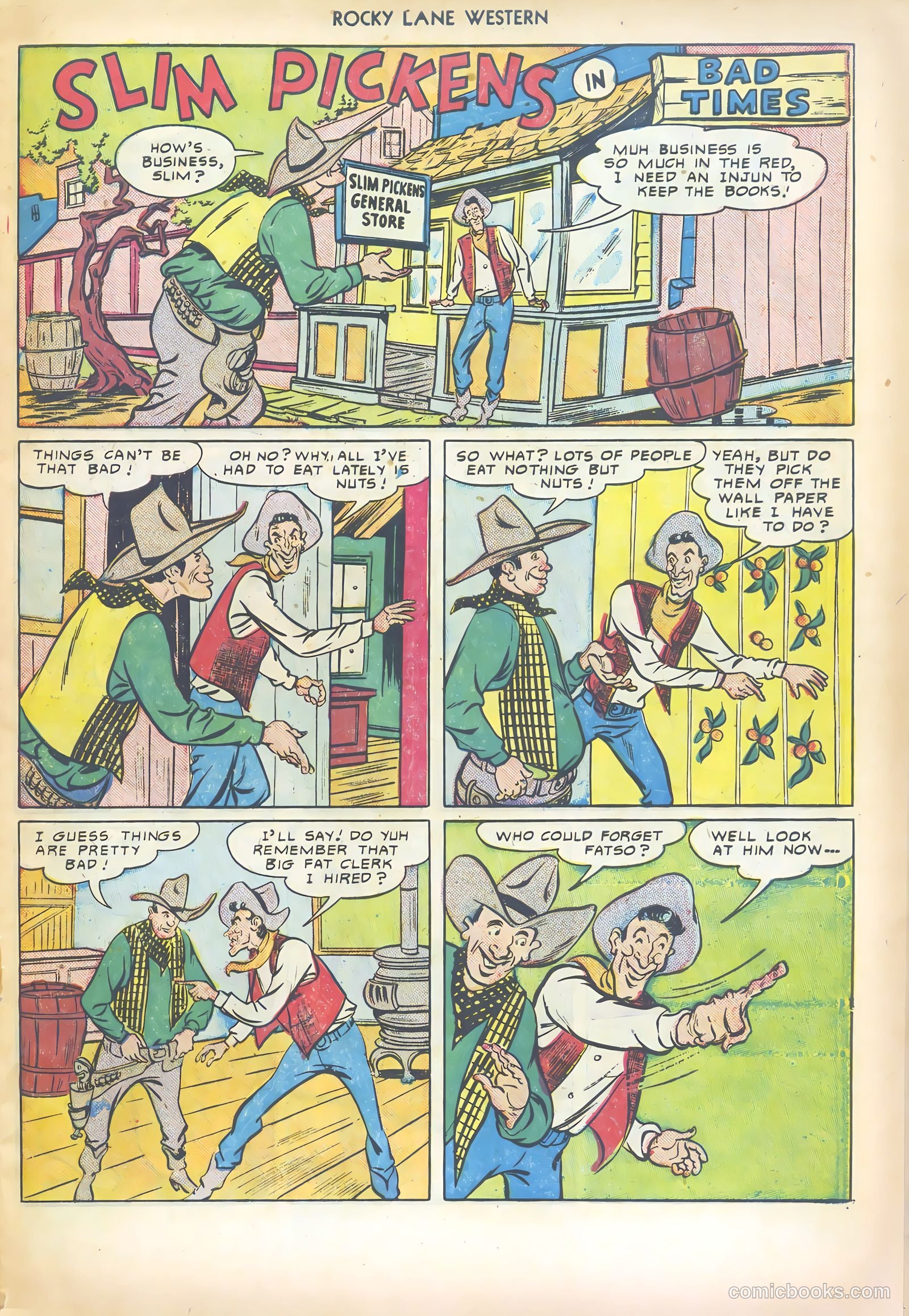 Rocky Lane Western #17 (1950) — page 21 of 52