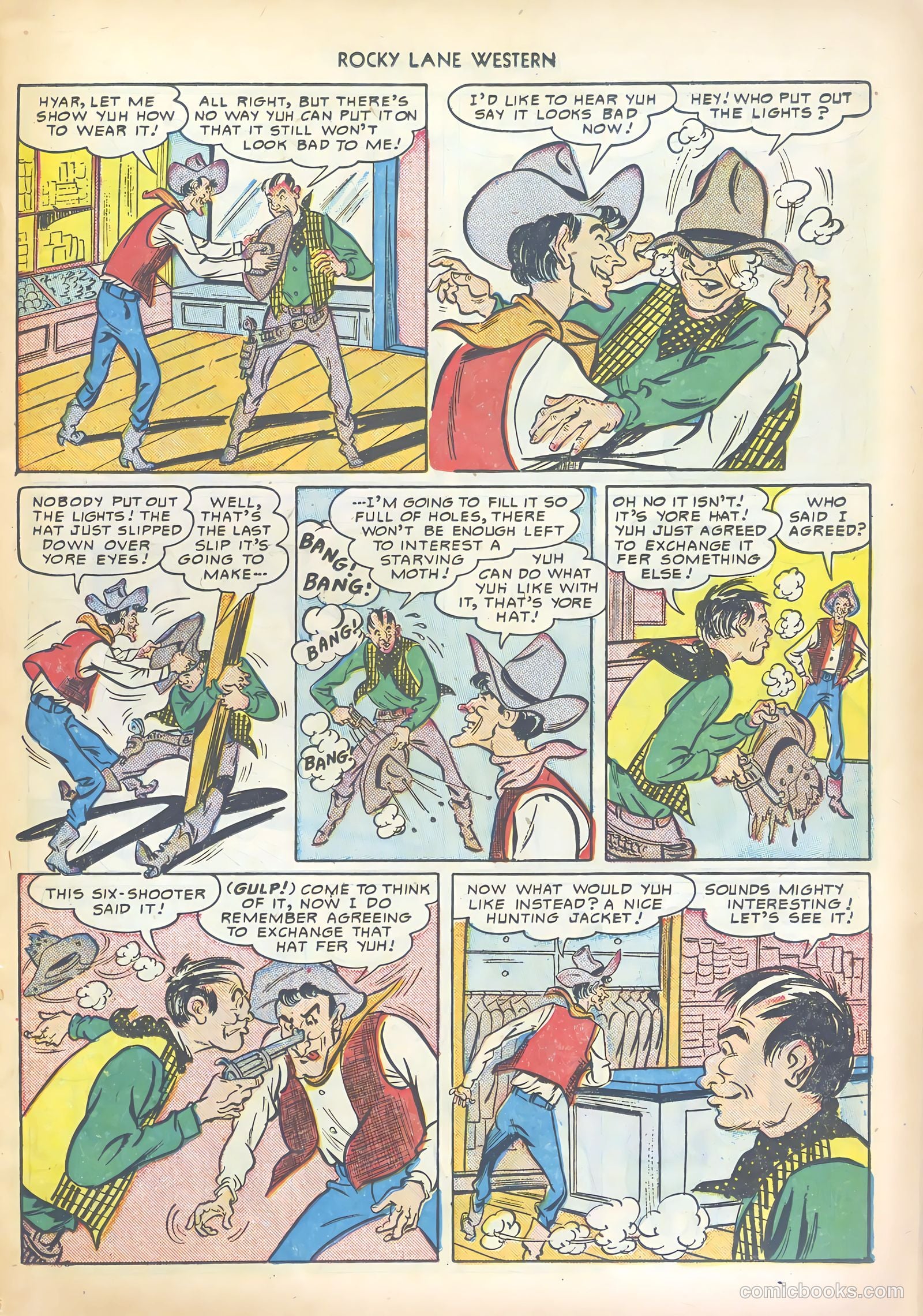 Rocky Lane Western #17 (1950) — page 23 of 52