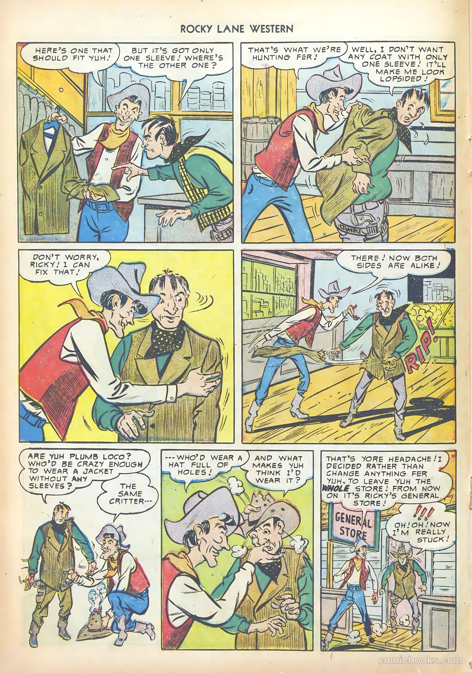 Rocky Lane Western #17 (1950) — page 24 of 52