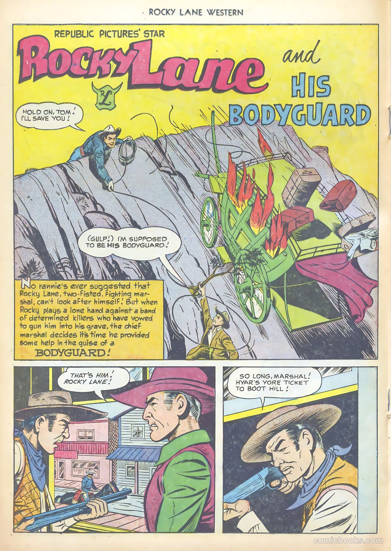Rocky Lane Western #17 (1950) — page 26 of 52