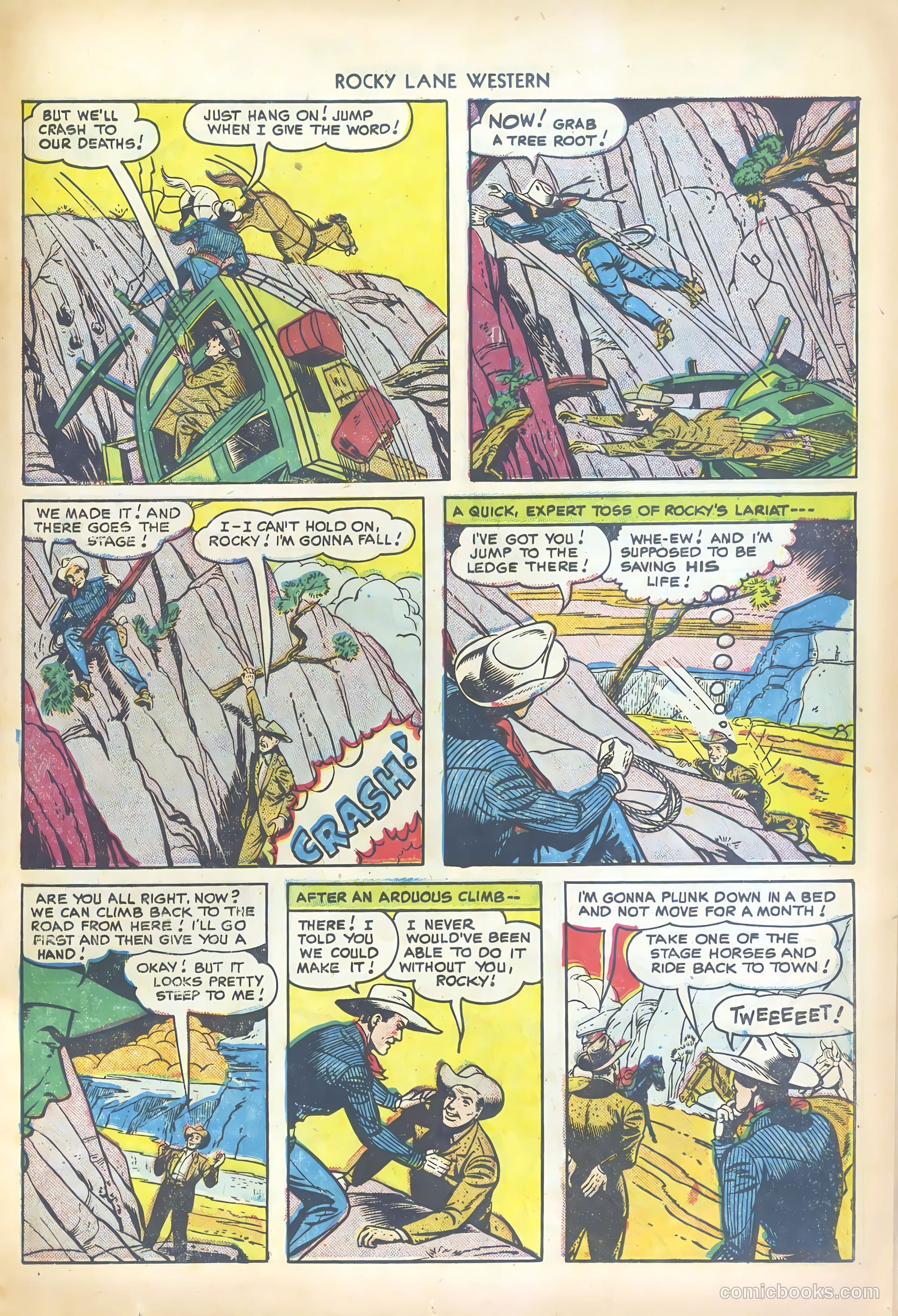 Rocky Lane Western #17 (1950) — page 29 of 52