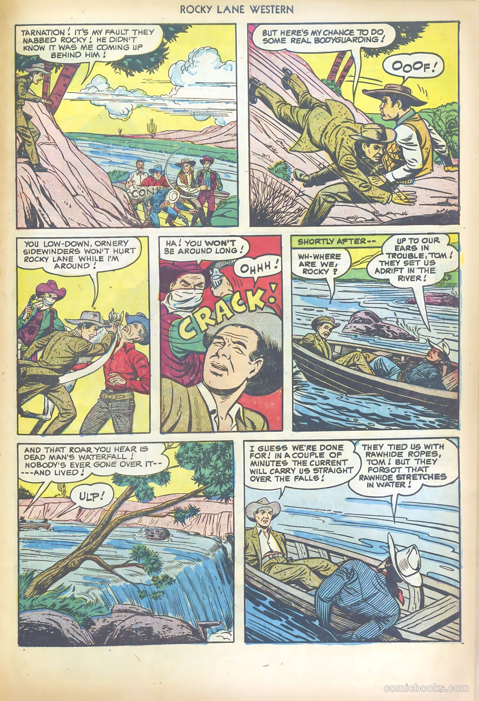 Rocky Lane Western #17 (1950) — page 31 of 52